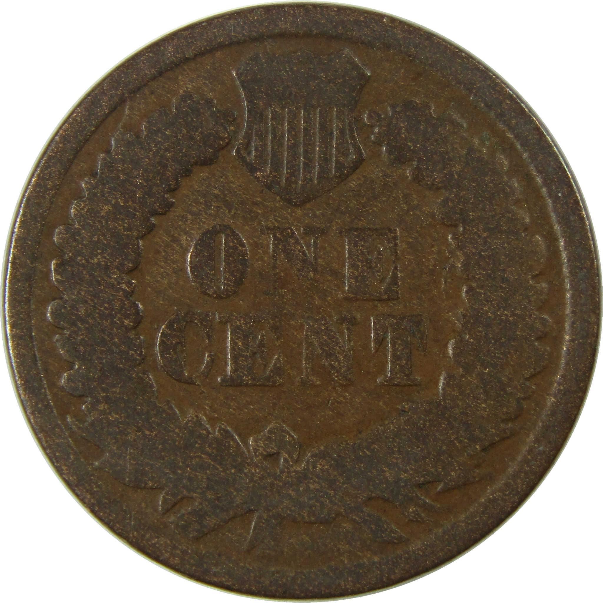 1864 L Indian Head Bronze Cent G Good Penny 1c Coin SKU:I26423