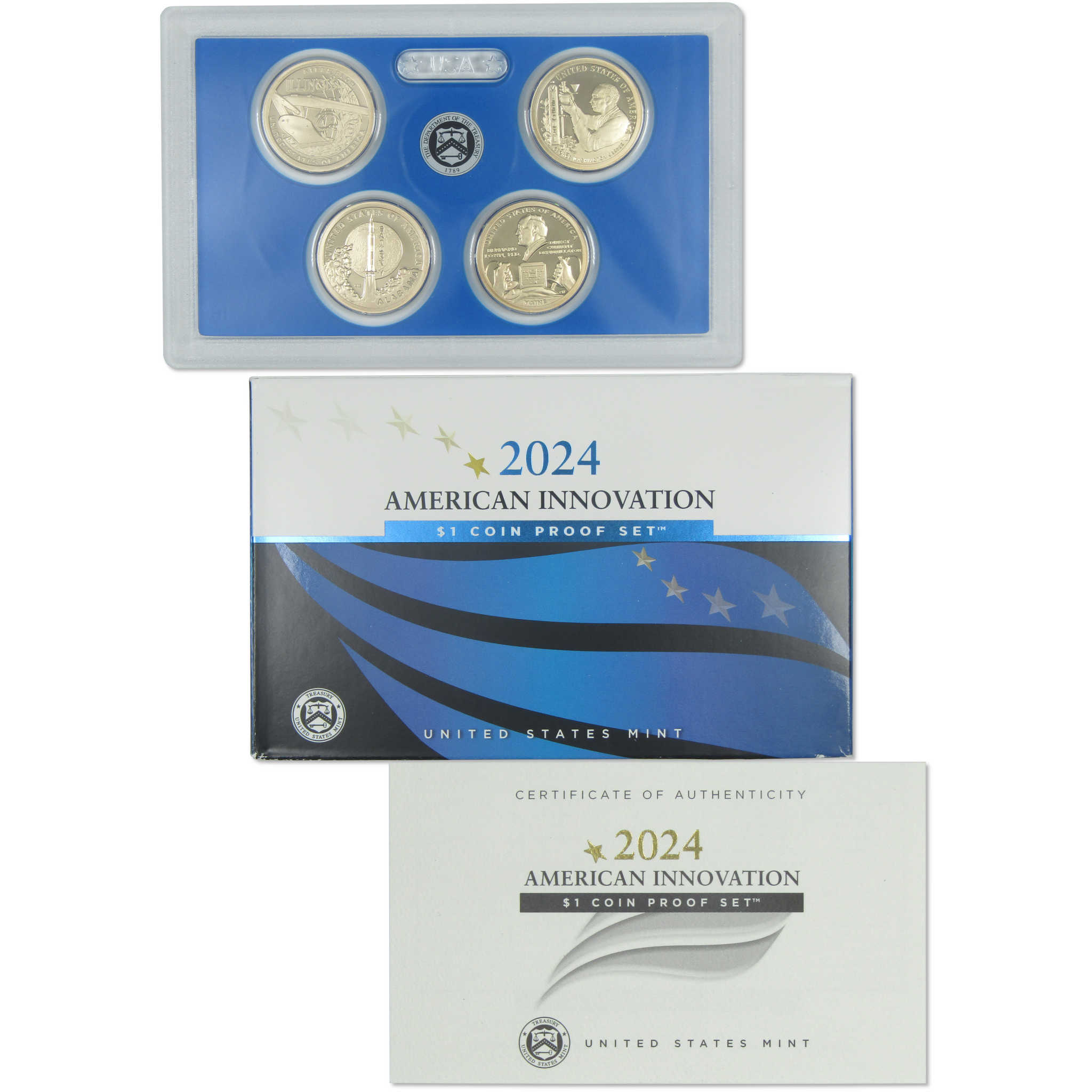 2024 American Innovation Dollar Proof Set U.S. Mint Packaging OGP COA