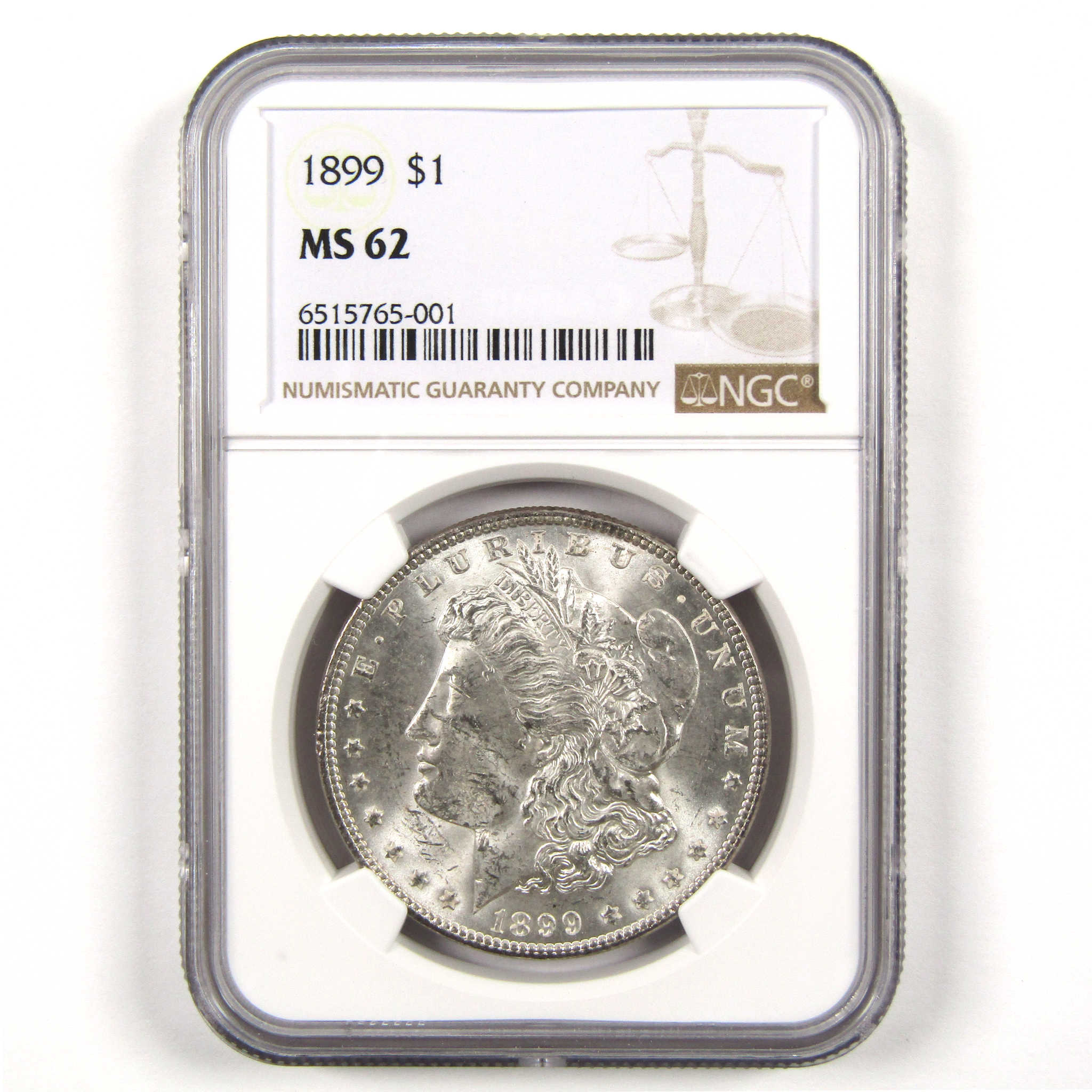 1899 Morgan Dollar MS 62 NGC Silver $1 Uncirculated Coin SKU:I11724 - Morgan coin - Morgan silver dollar - Morgan silver dollar for sale - Profile Coins &amp; Collectibles