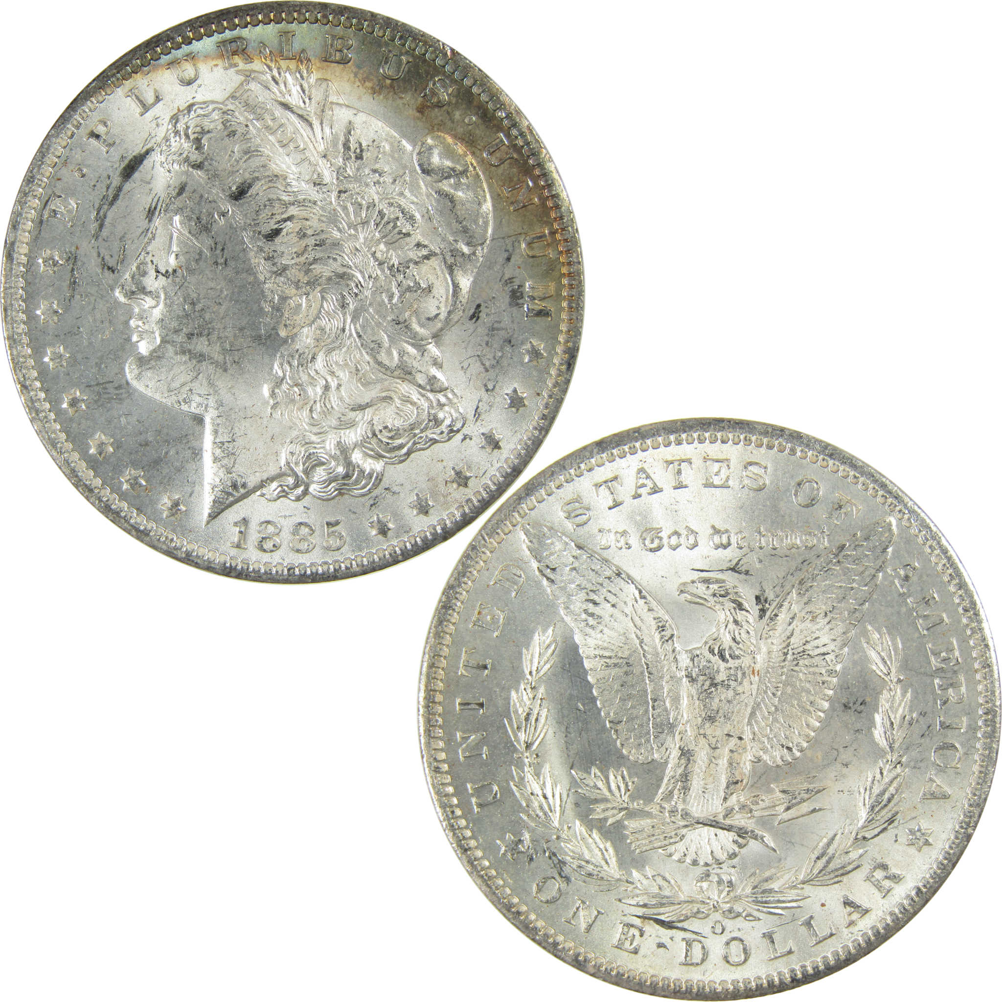 1885 O Morgan Silver Dollar Uncirculated Mint State $1 Coin SKU:I27471