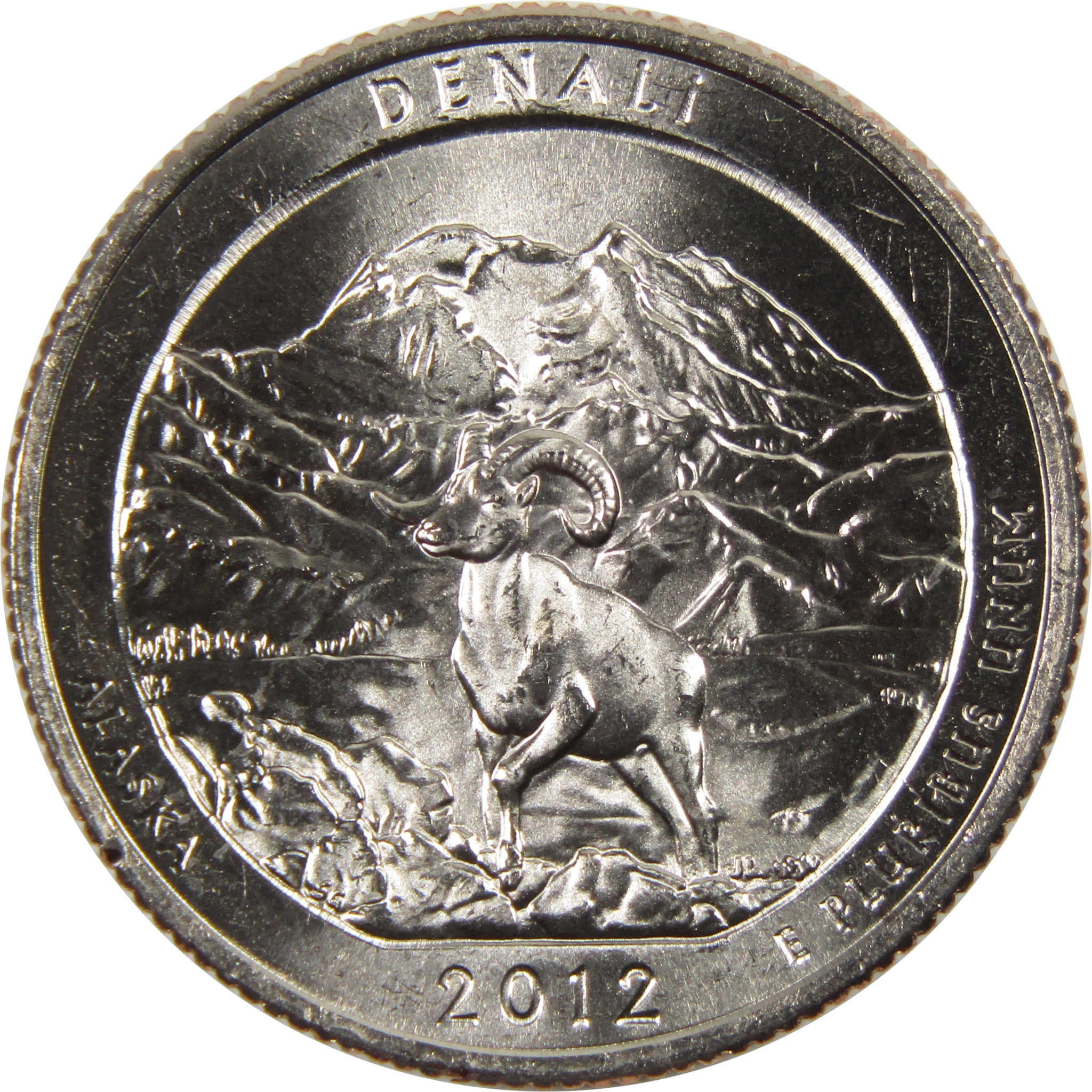 2012 P Denali National Park and Preserve Quarter Uncirculated Clad 25c