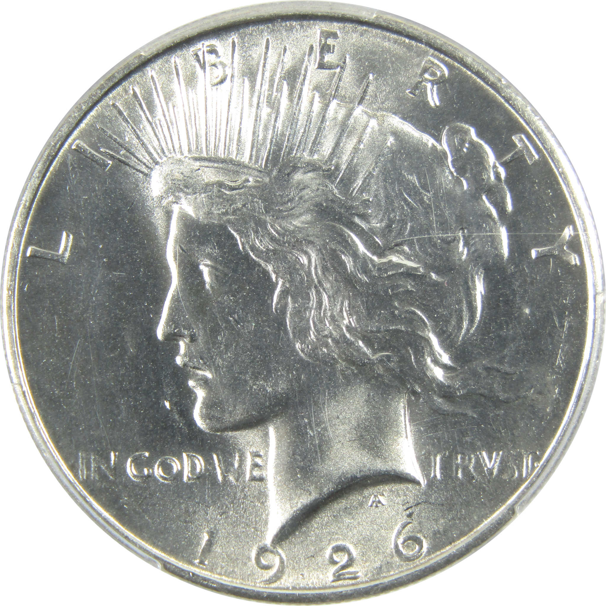 1926 D Peace Dollar MS 64 PCGS Silver $1 Uncirculated Coin SKU:I14463