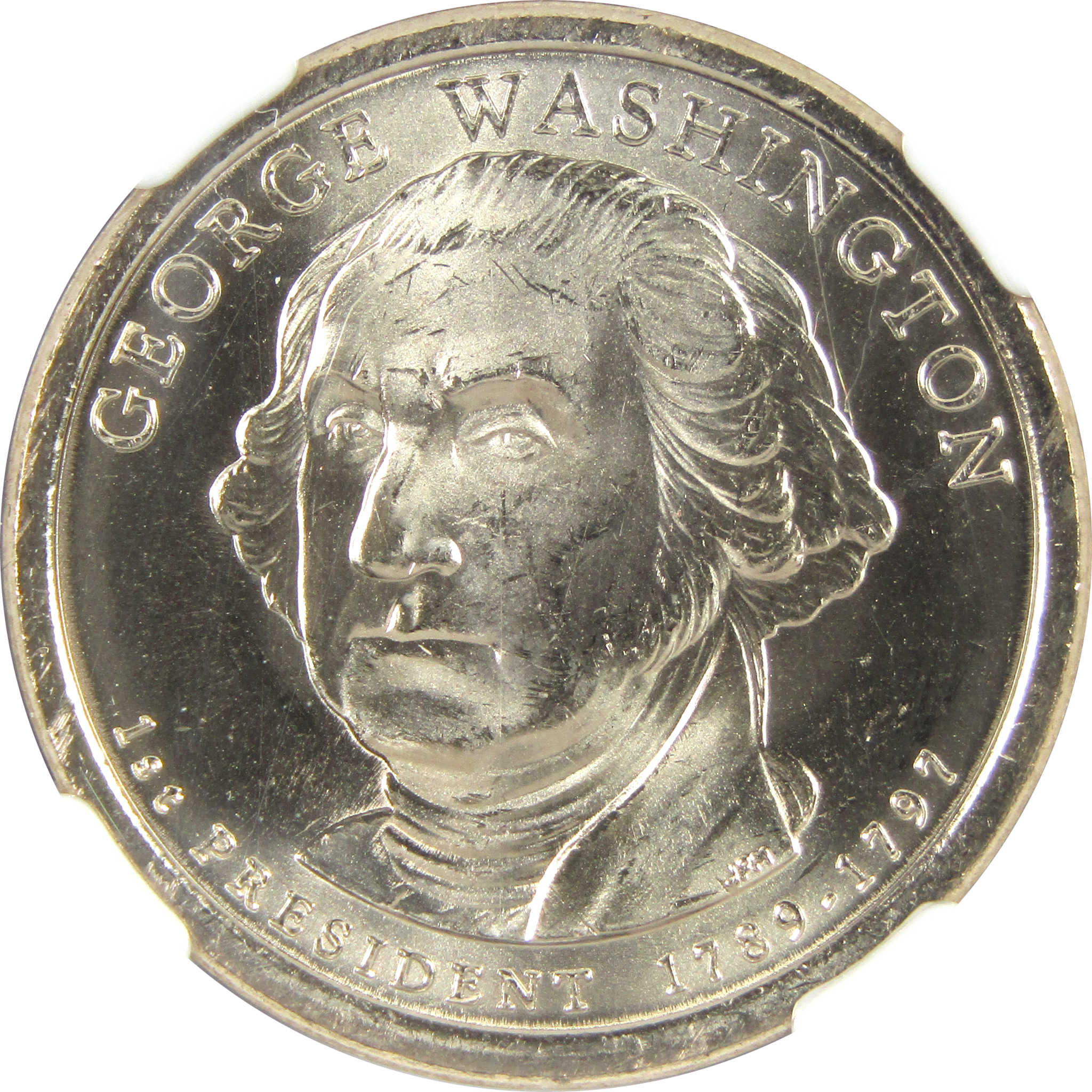 2007 George Washington Presidential Dollar MS 64 NGC $1 SKU:CPC7662