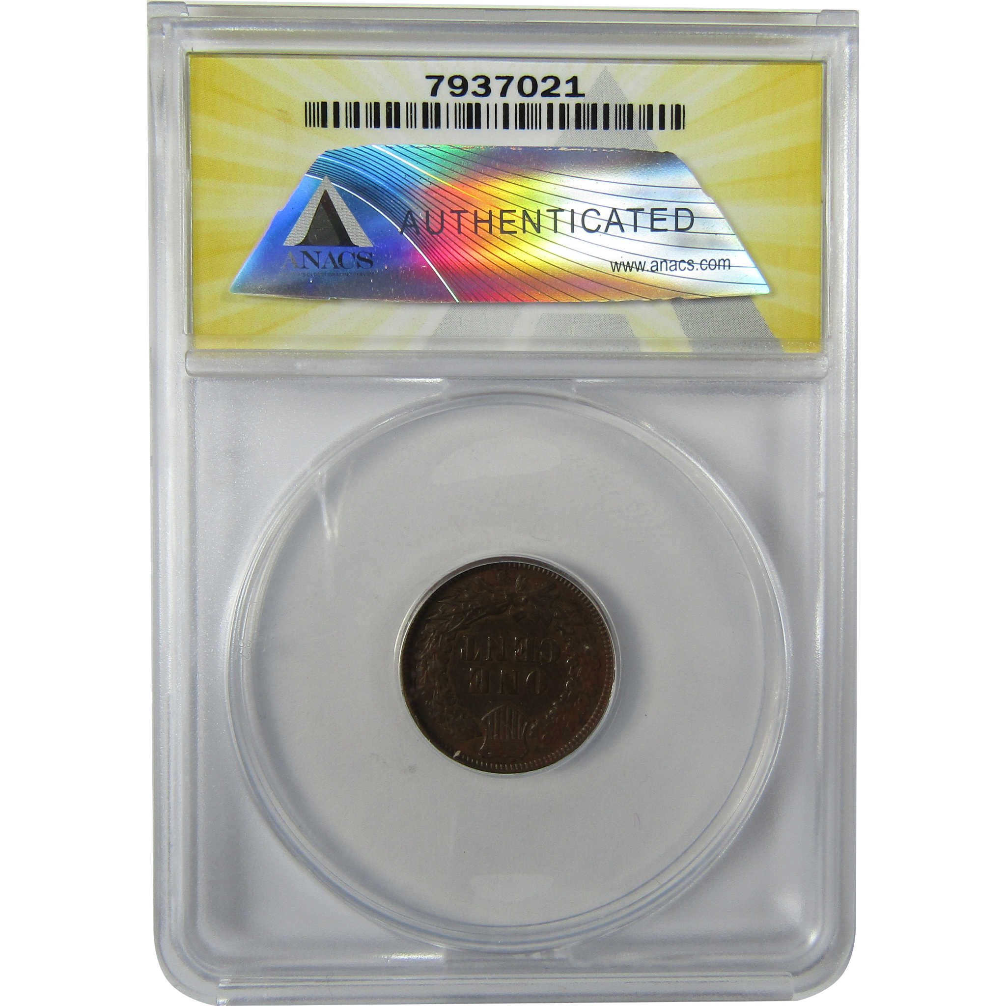 1908 S Indian Head Cent AU 50 ANACS Penny 1c Coin SKU:I27943