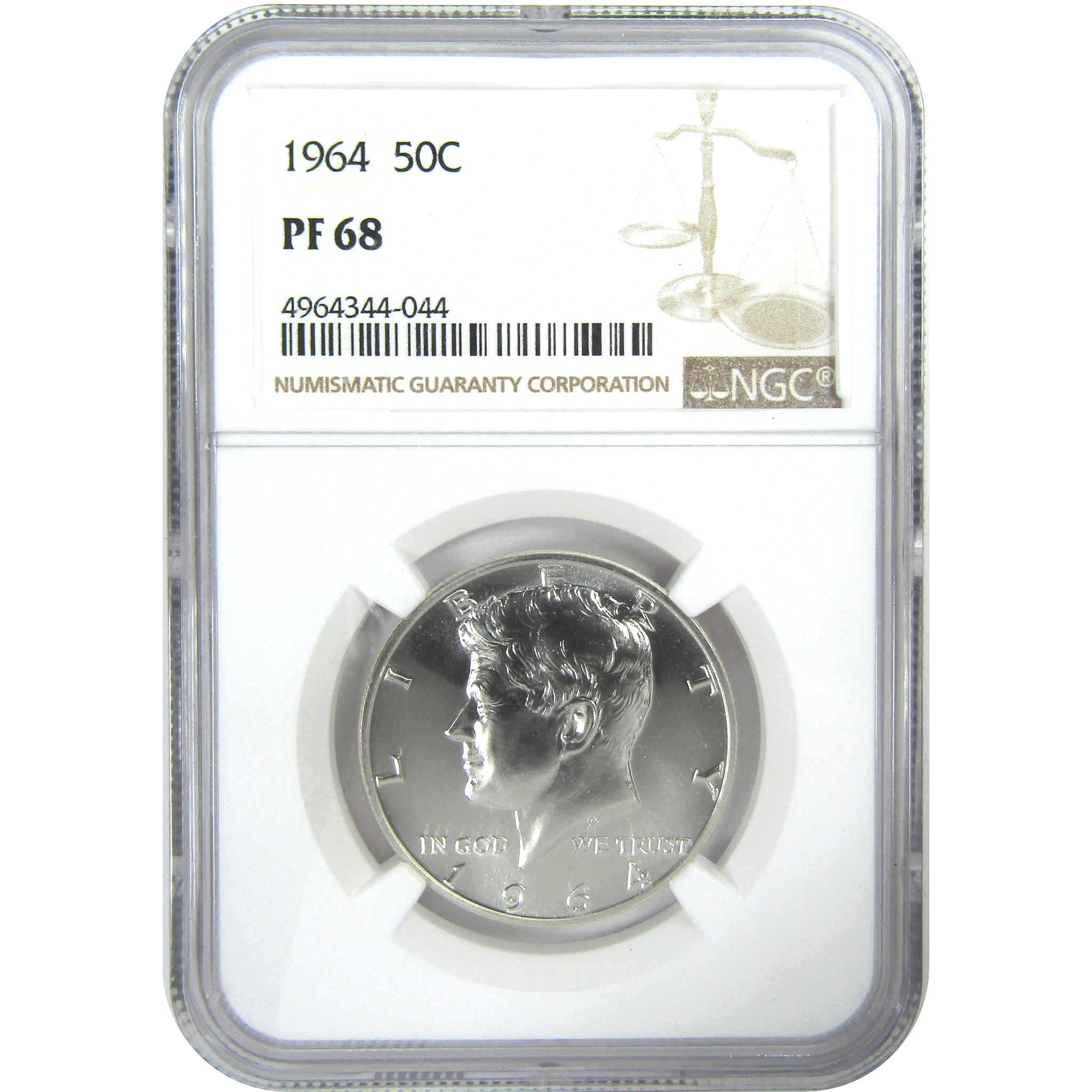 1964 Kennedy Half Dollar PF 68 NGC Silver Proof 50c Coin SKU:CPC9351