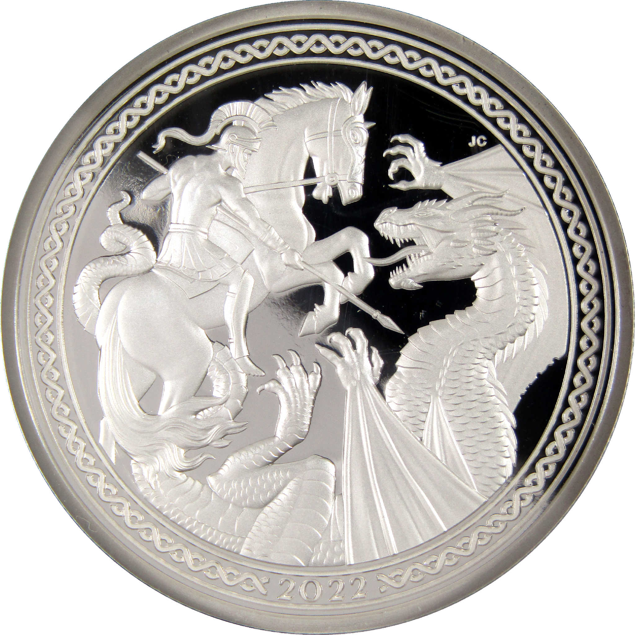 2022 Modern Masters St George & the Dragon £10 PF 70 NGC SKU:CPC6084