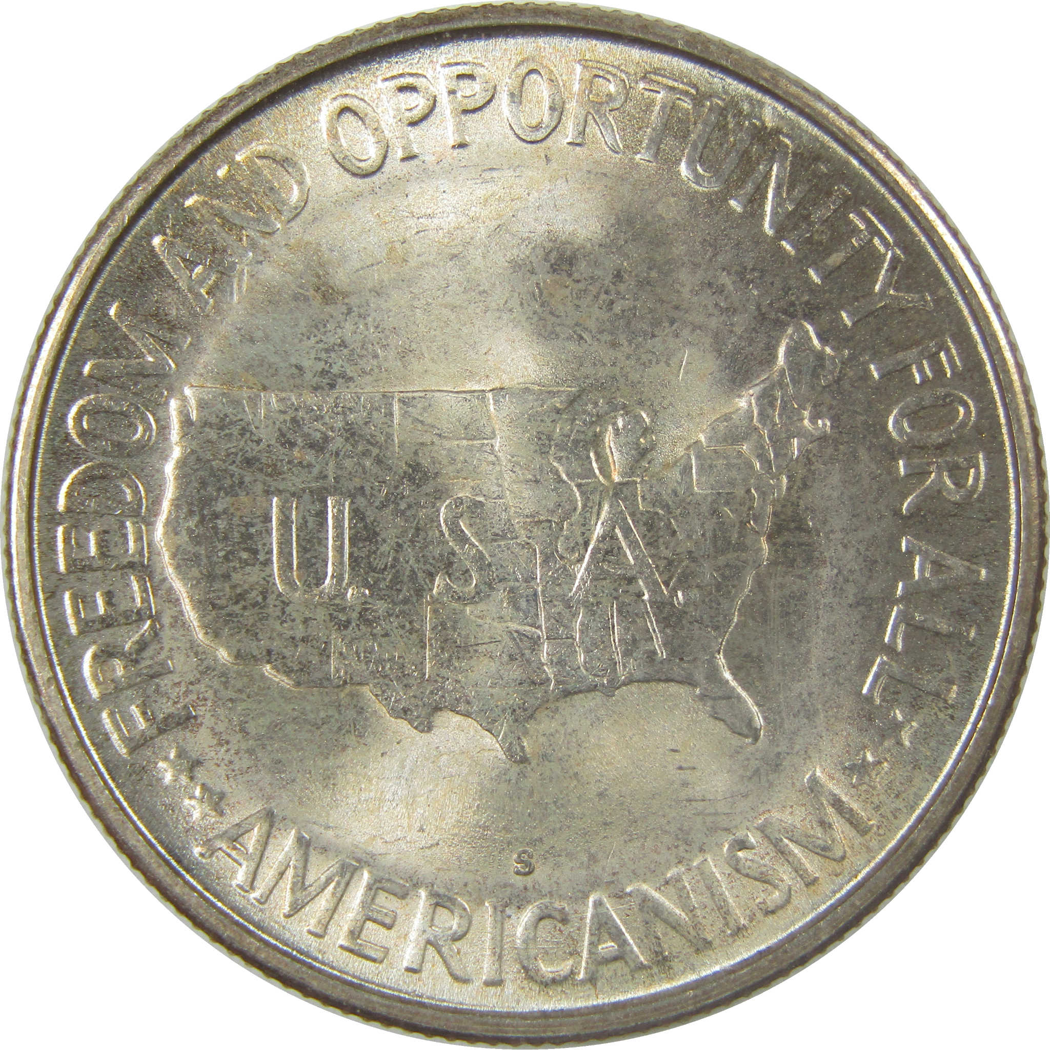 1953 S Washington-Carver Commemorative Silver Half Dollar Uncirculated