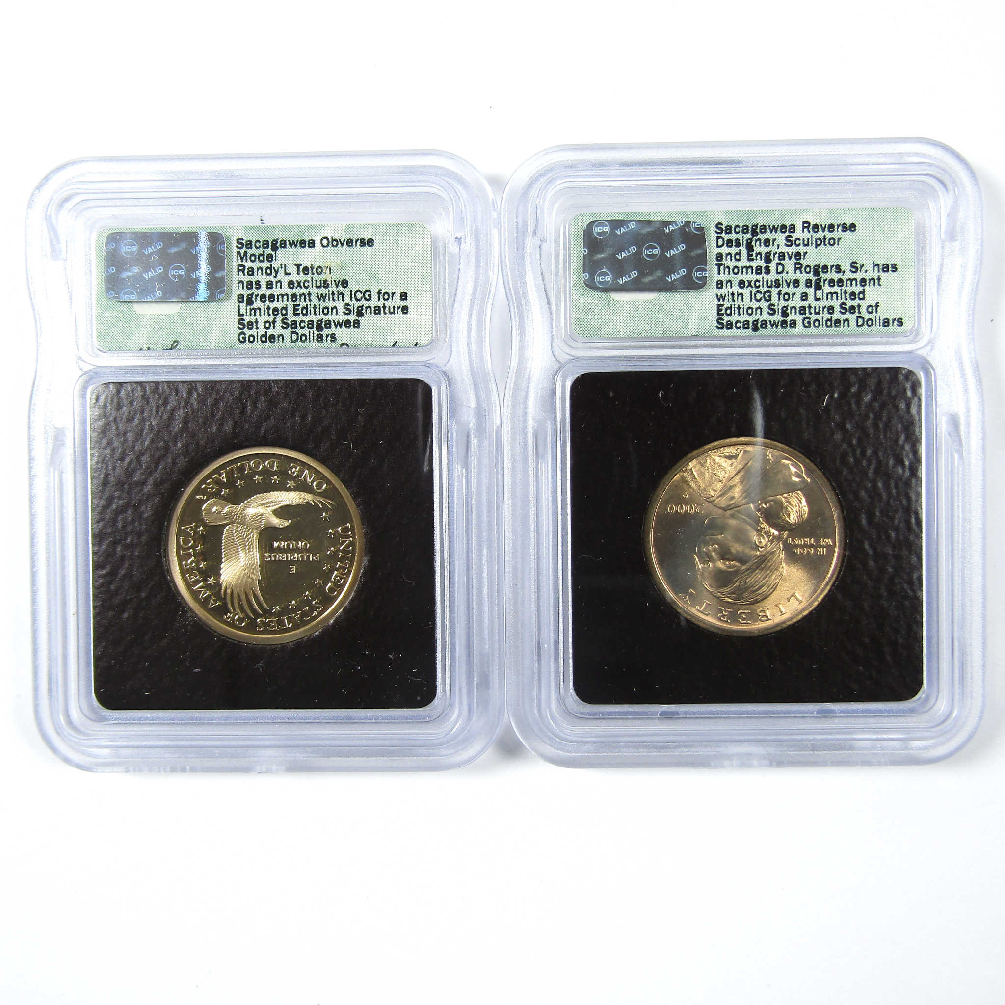 2000 Sacagawea Signature 6 Piece Dollar Set ICG SKU:CPC6608