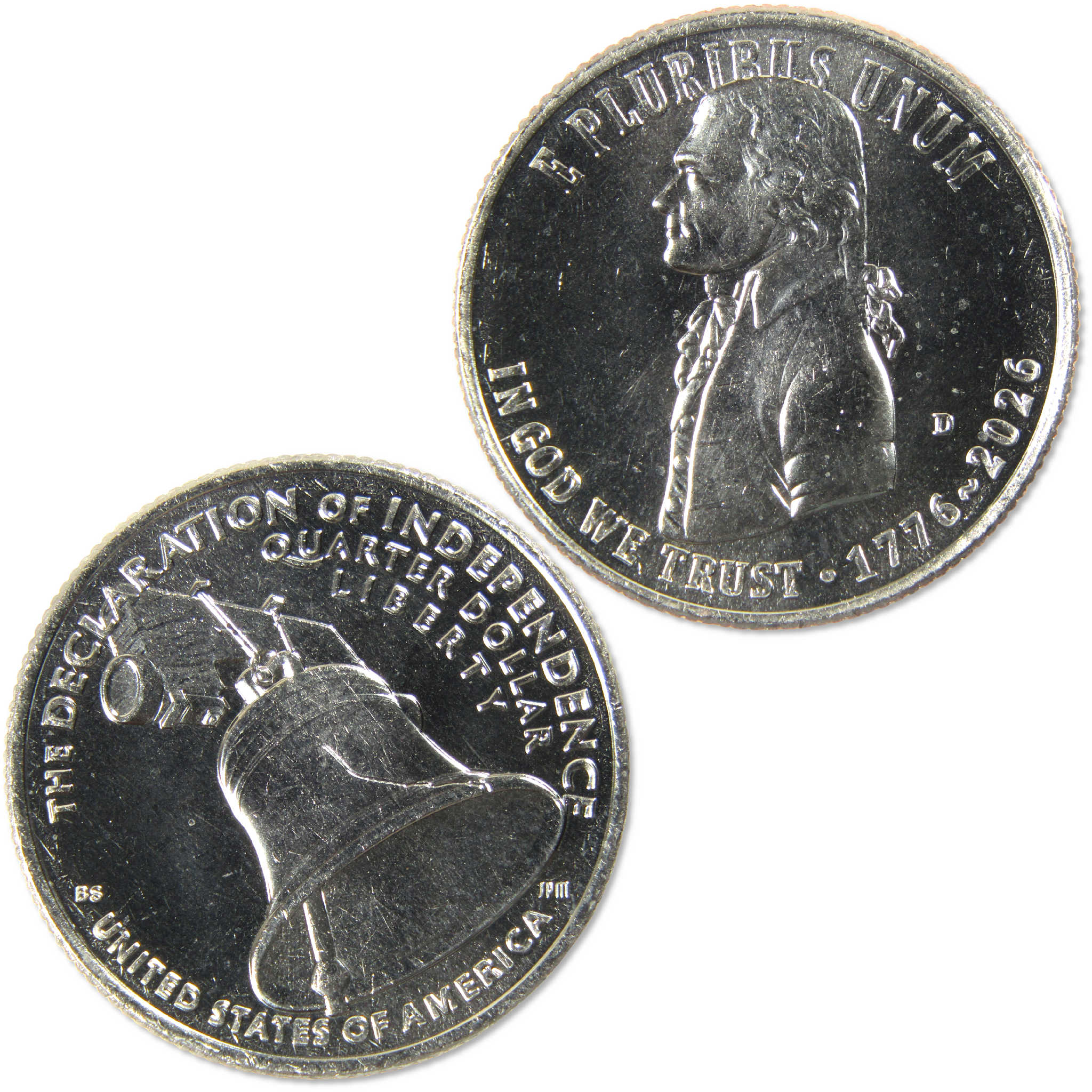 2026 D Declaration of Independence Quarter Clad Uncirculated 25c Coin