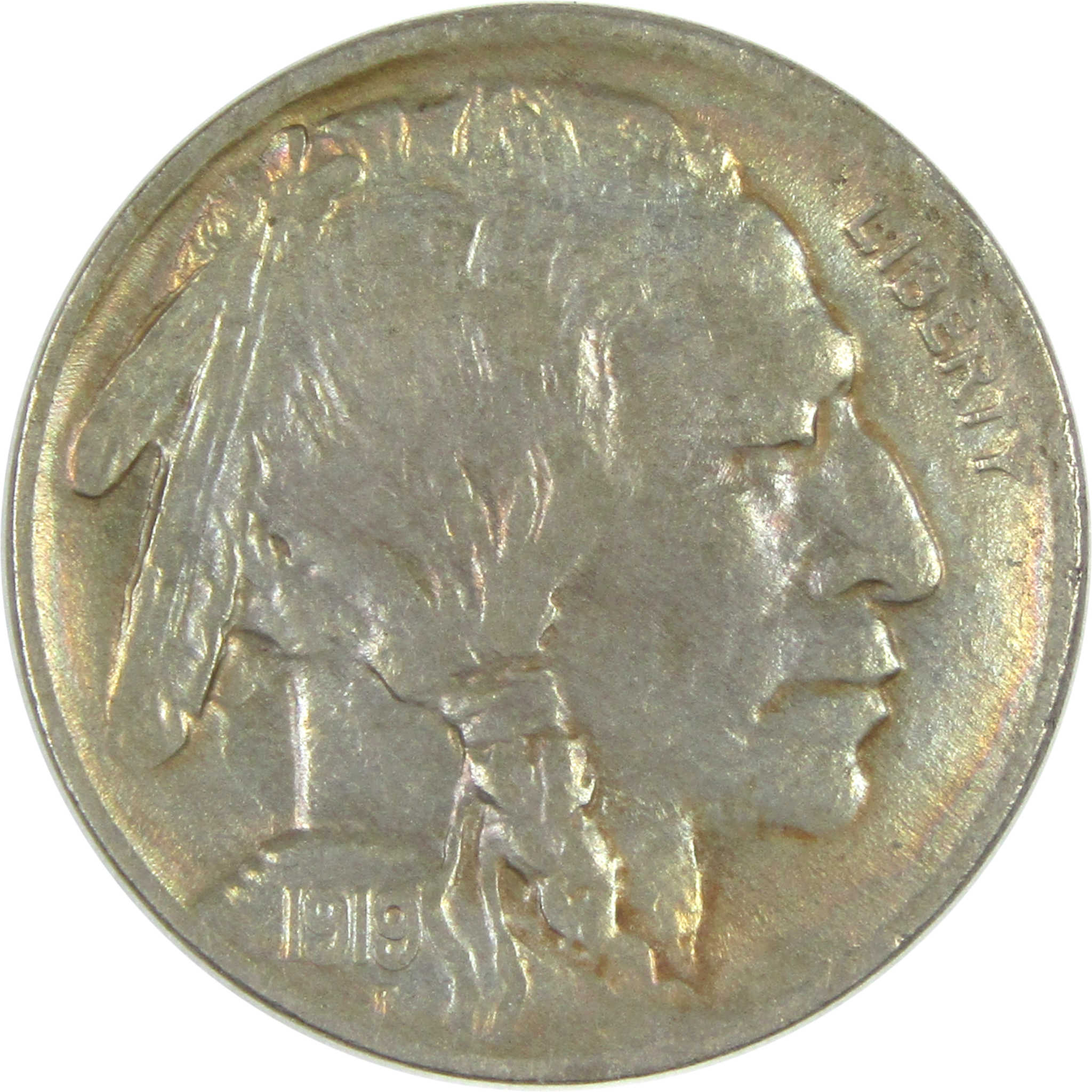 1919 Indian Head Buffalo Nickel VF Very Fine 5c Coin SKU:CPC8638