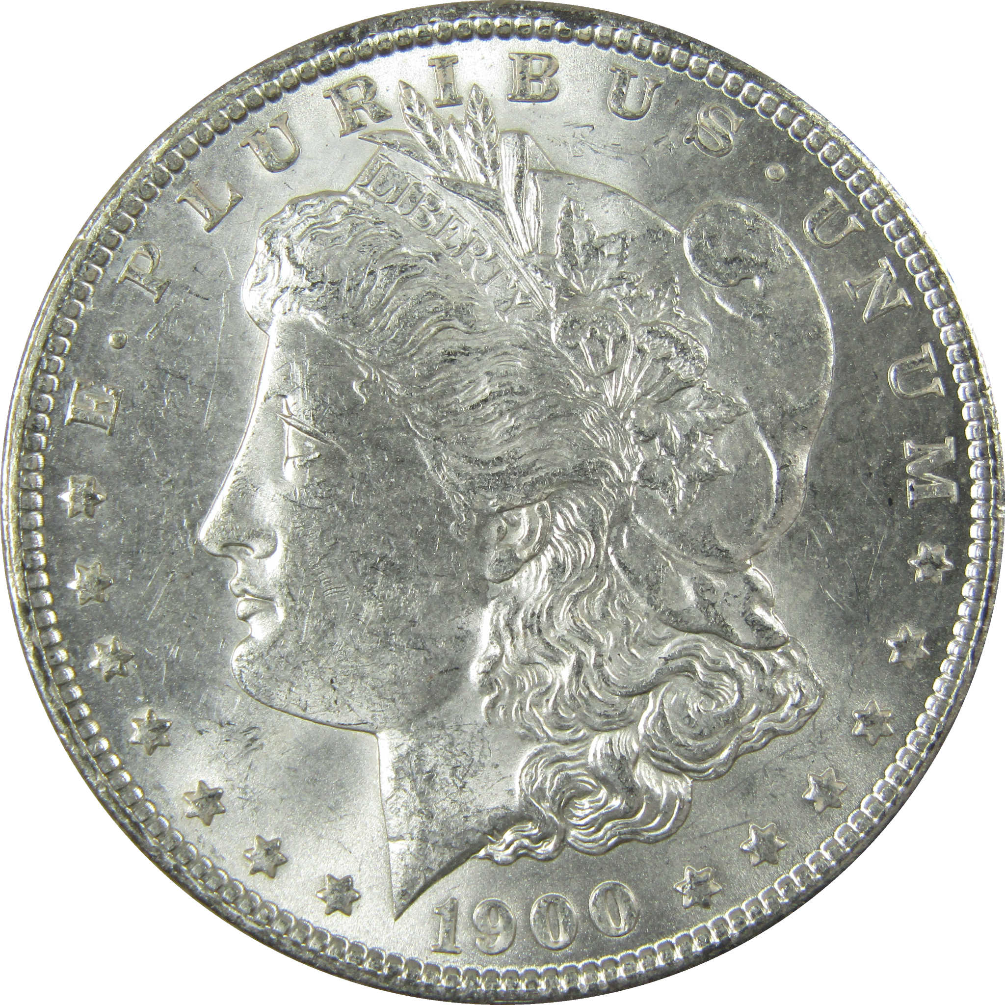1900 Morgan Silver Dollar Uncirculated Mint State $1 Coin SKU:I27744