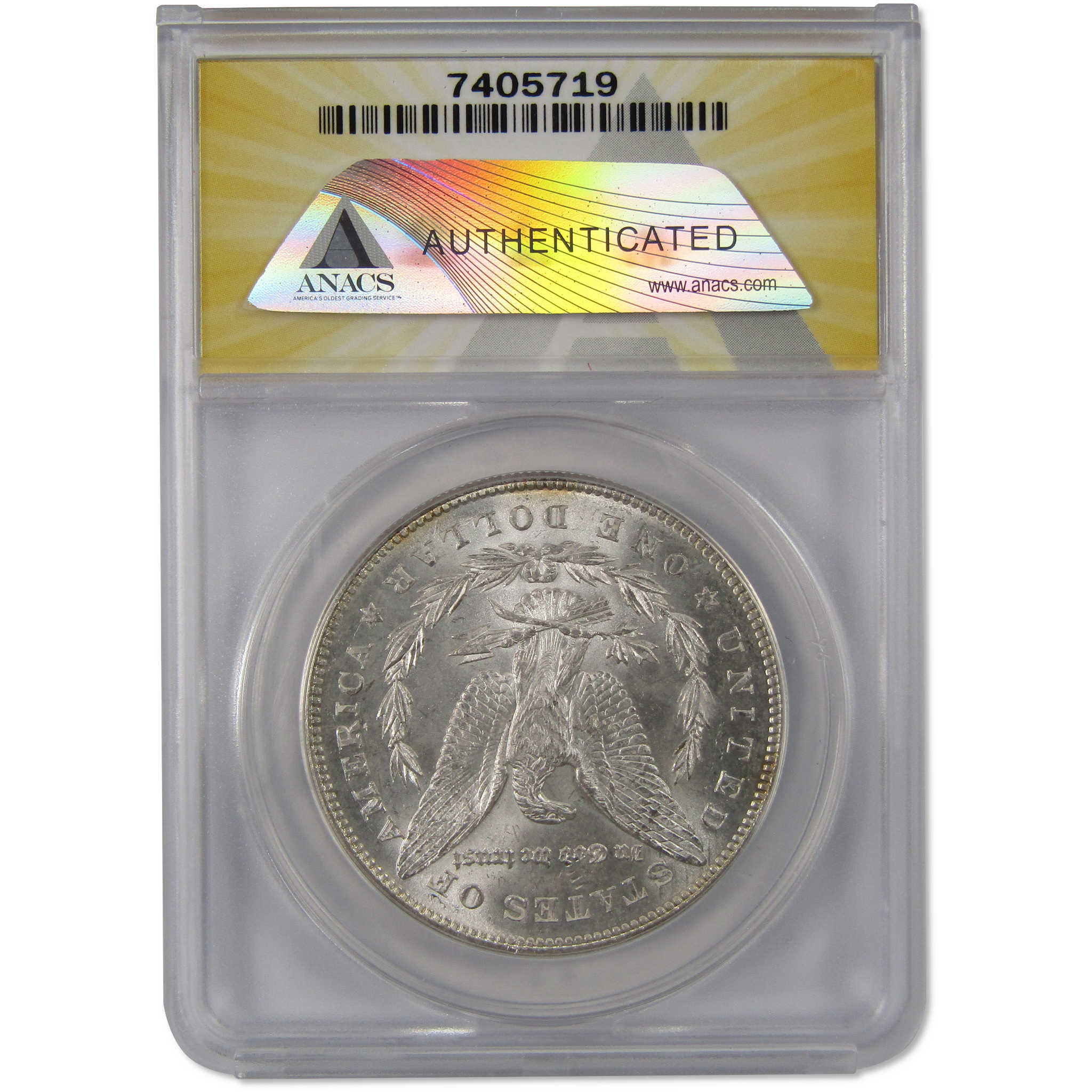 1878 7TF Rev 78 Morgan Dollar MS 63 ANACS 90% Silver $1 SKU:I10161 - Morgan coin - Morgan silver dollar - Morgan silver dollar for sale - Profile Coins &amp; Collectibles