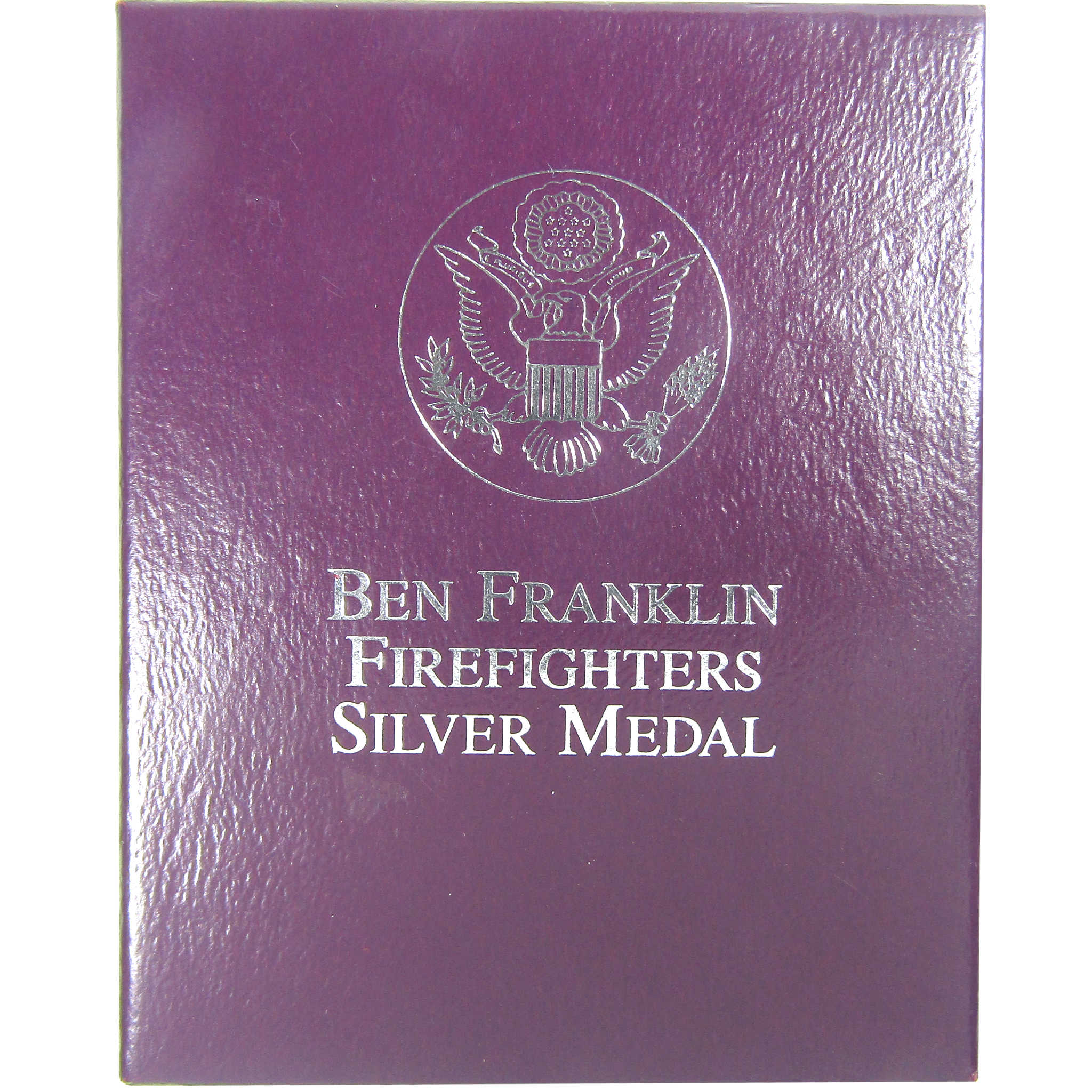 1992 P Ben Franklin Firefighters 1 oz Silver Proof Medal SKU:CPC9323