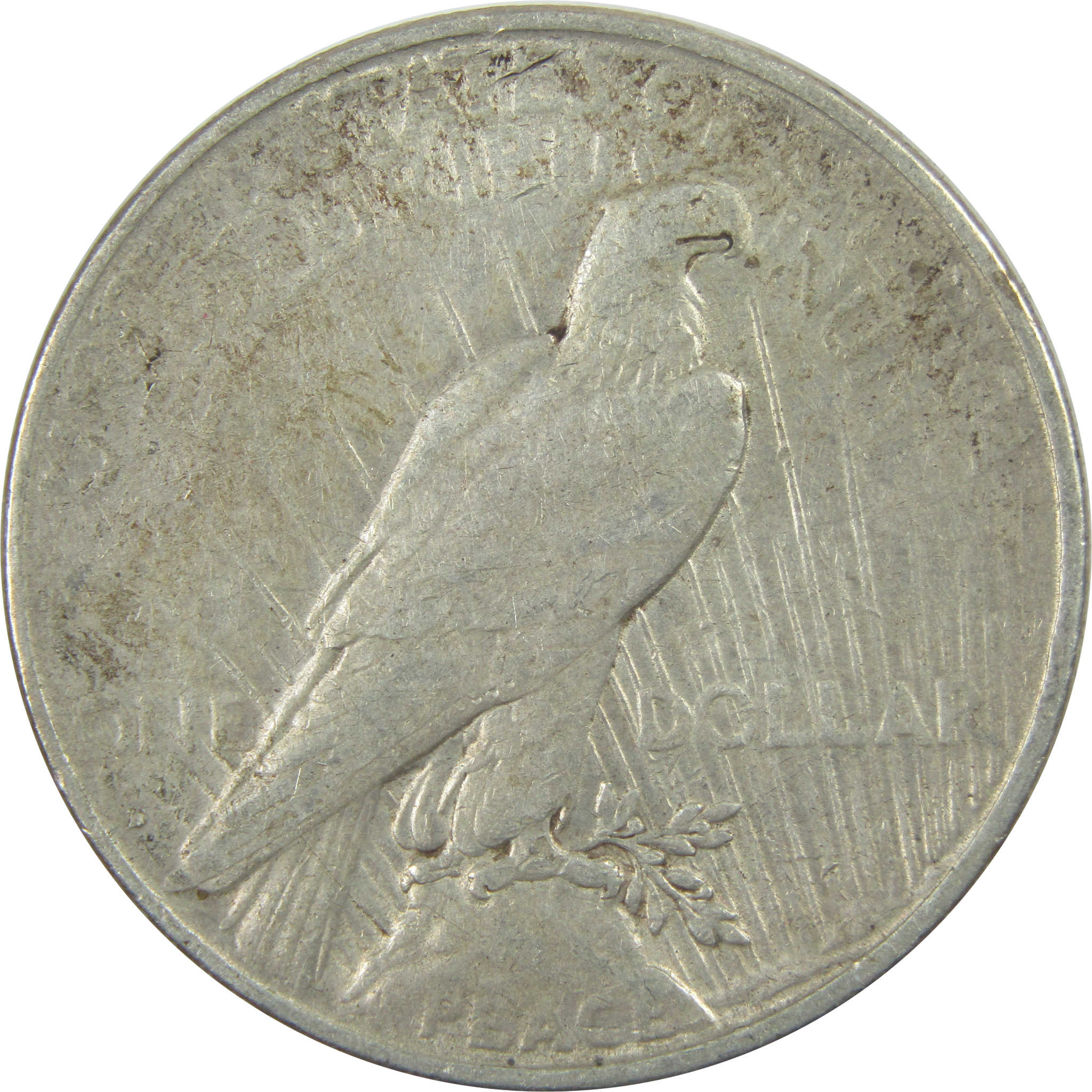 1934 D Peace Dollar XF EF Extremely Fine Silver $1 Coin SKU:I15465