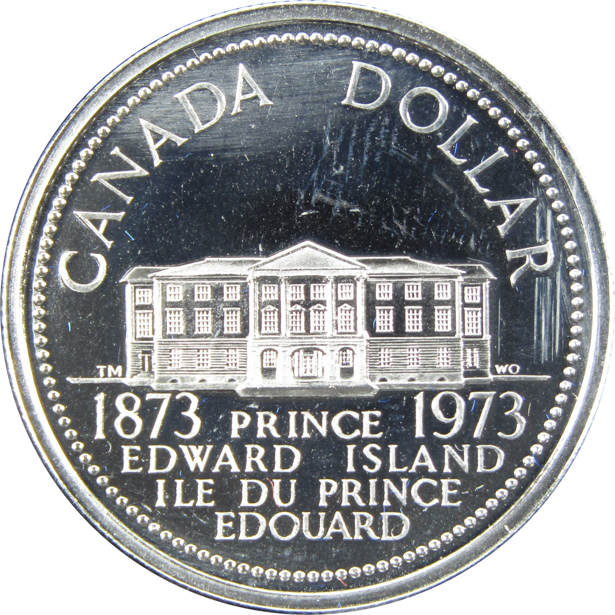 1973 Canadian Prince Edward Island Centennial Nickel $1 SKU:CPC7786