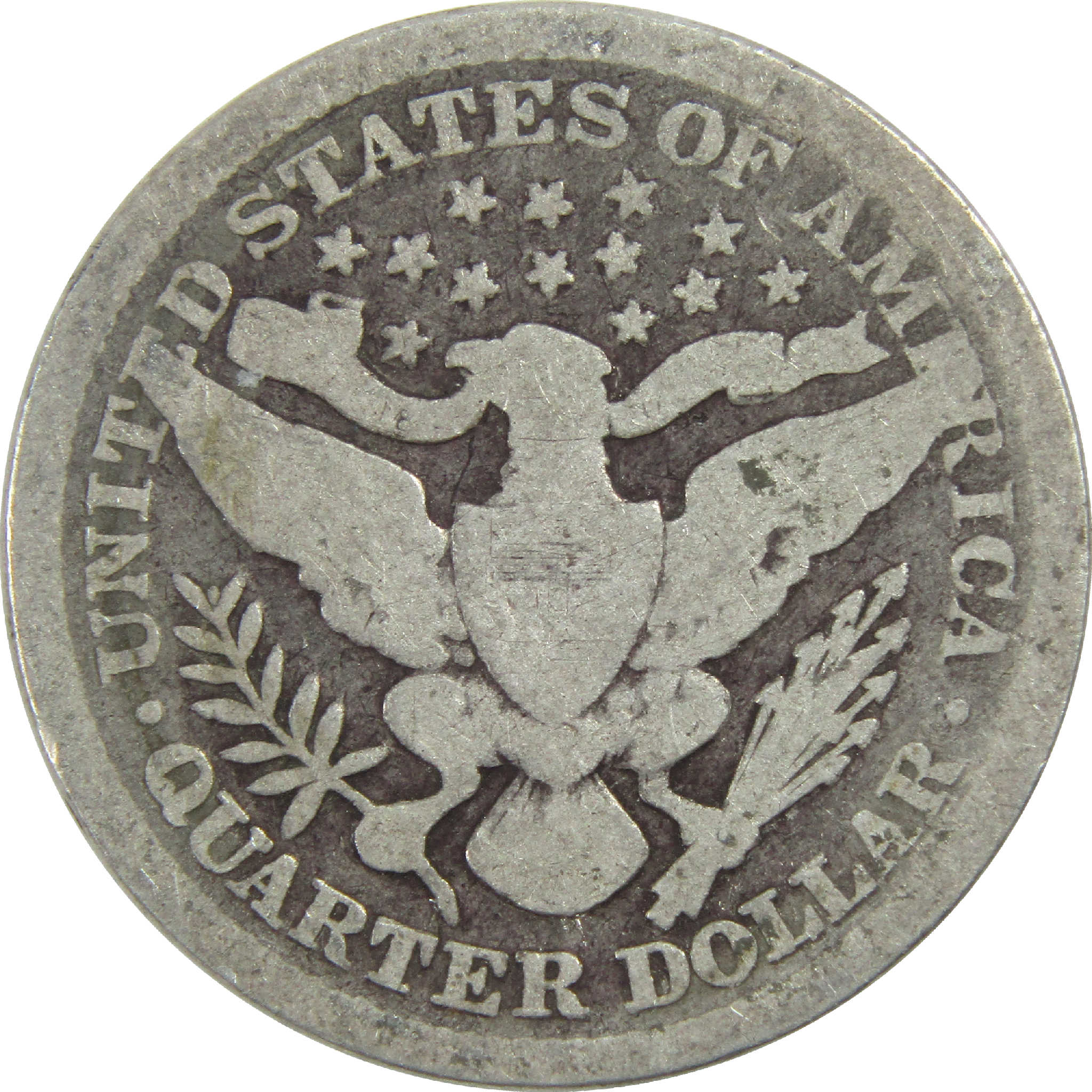 1895 Barber Quarter G Good Silver 25c Coin SKU:I13178