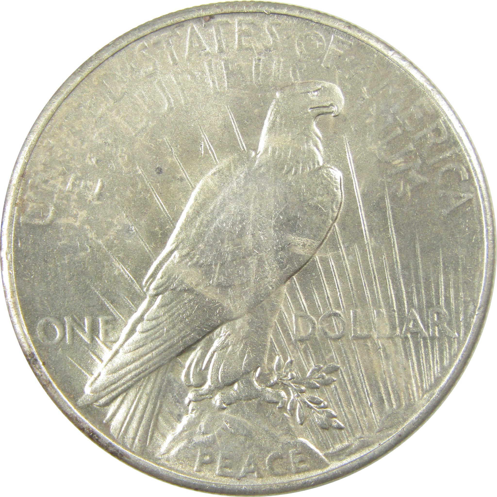 1935 Peace Dollar Borderline Uncirculated Silver $1 Coin SKU:I20979