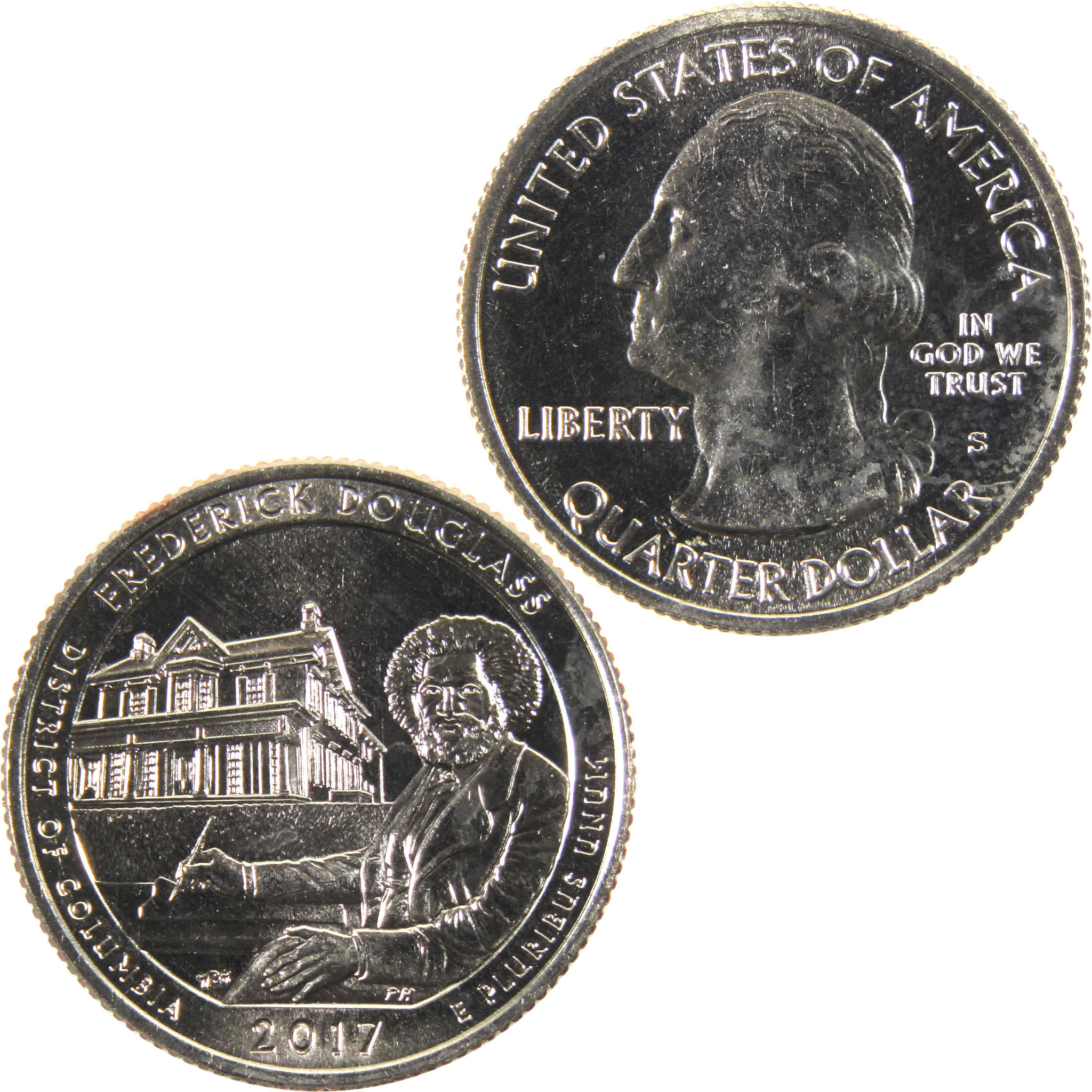 2017 S Frederick Douglass NHS National Park Quarter Uncirculated Clad