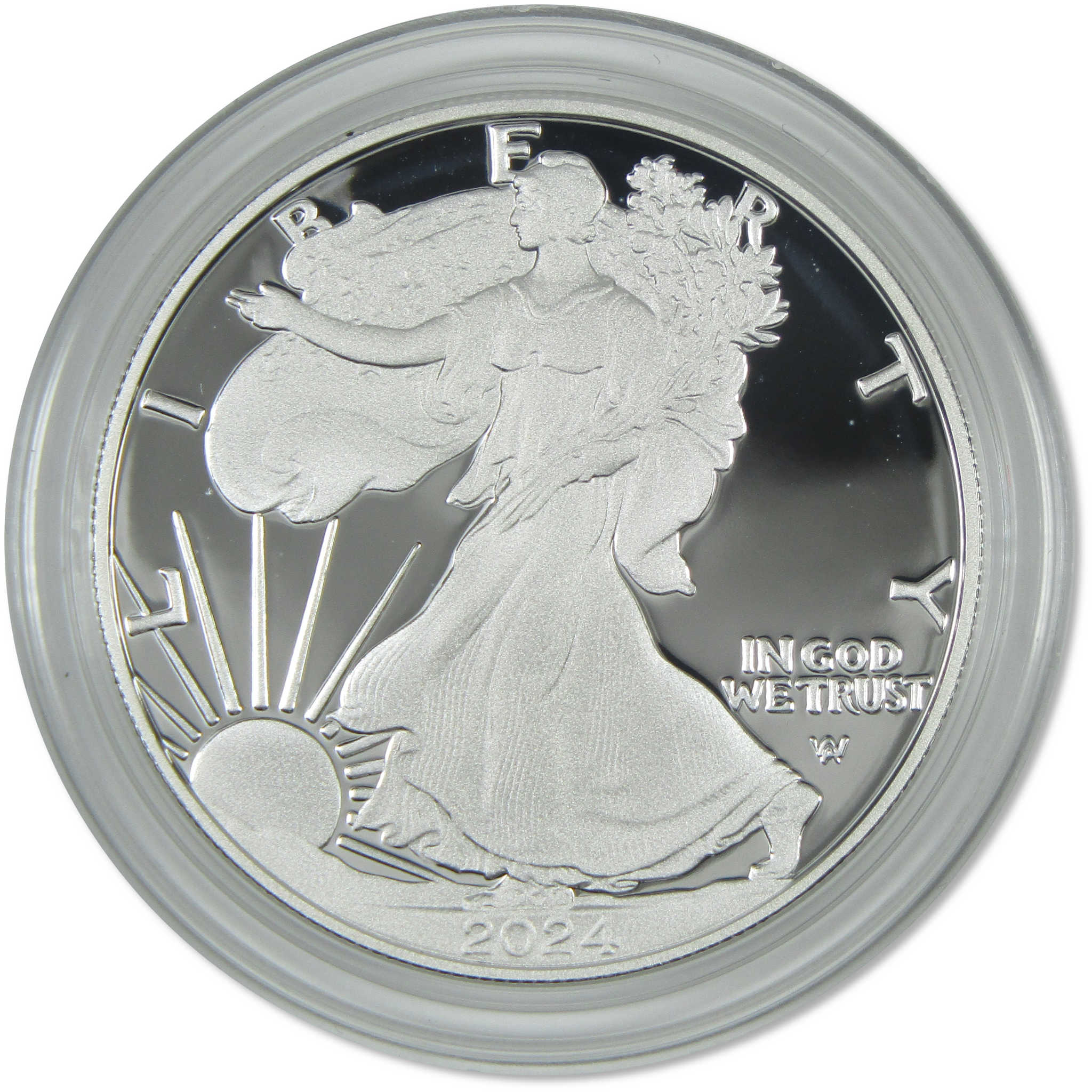 2024 S American Eagle Dollar Proof 1 oz .999 Silver Bullion $1 OGP COA