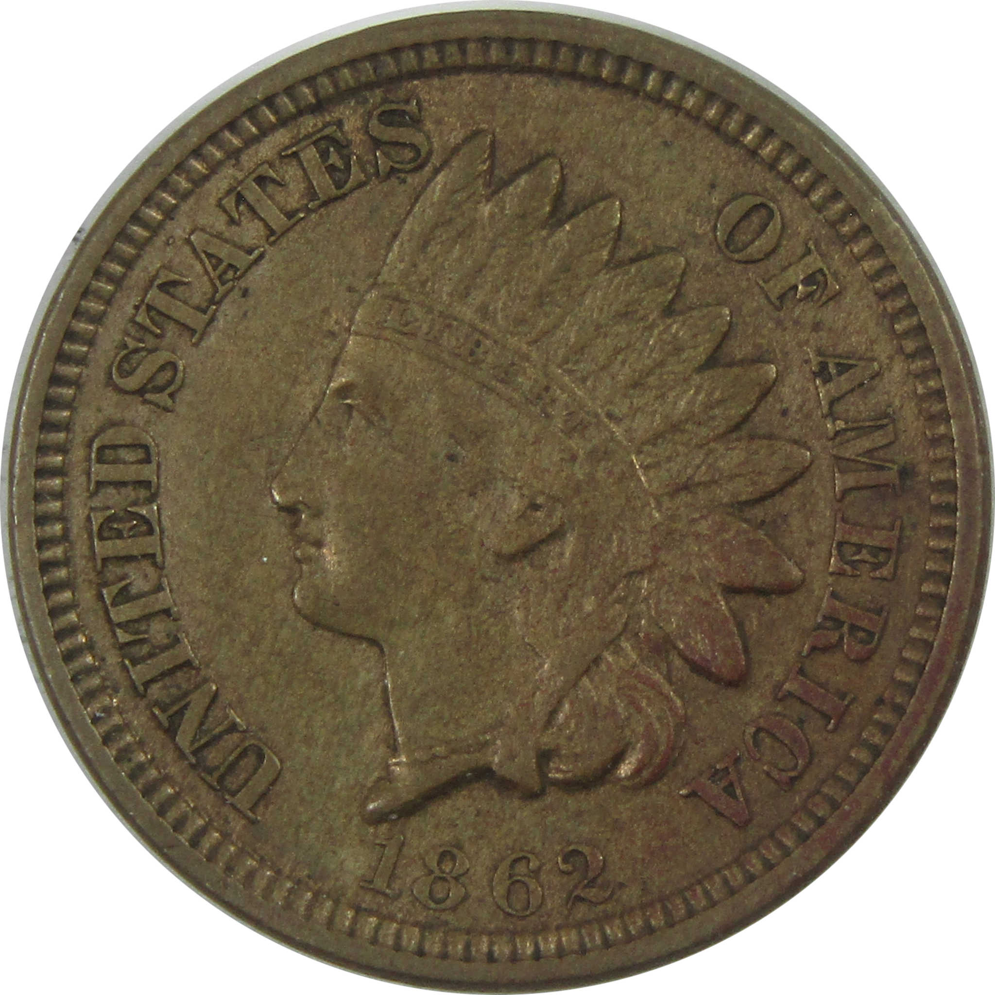 1862 Type 2 Indian Head Cent Extremely Fine Copper-Nickel SKU:I16588