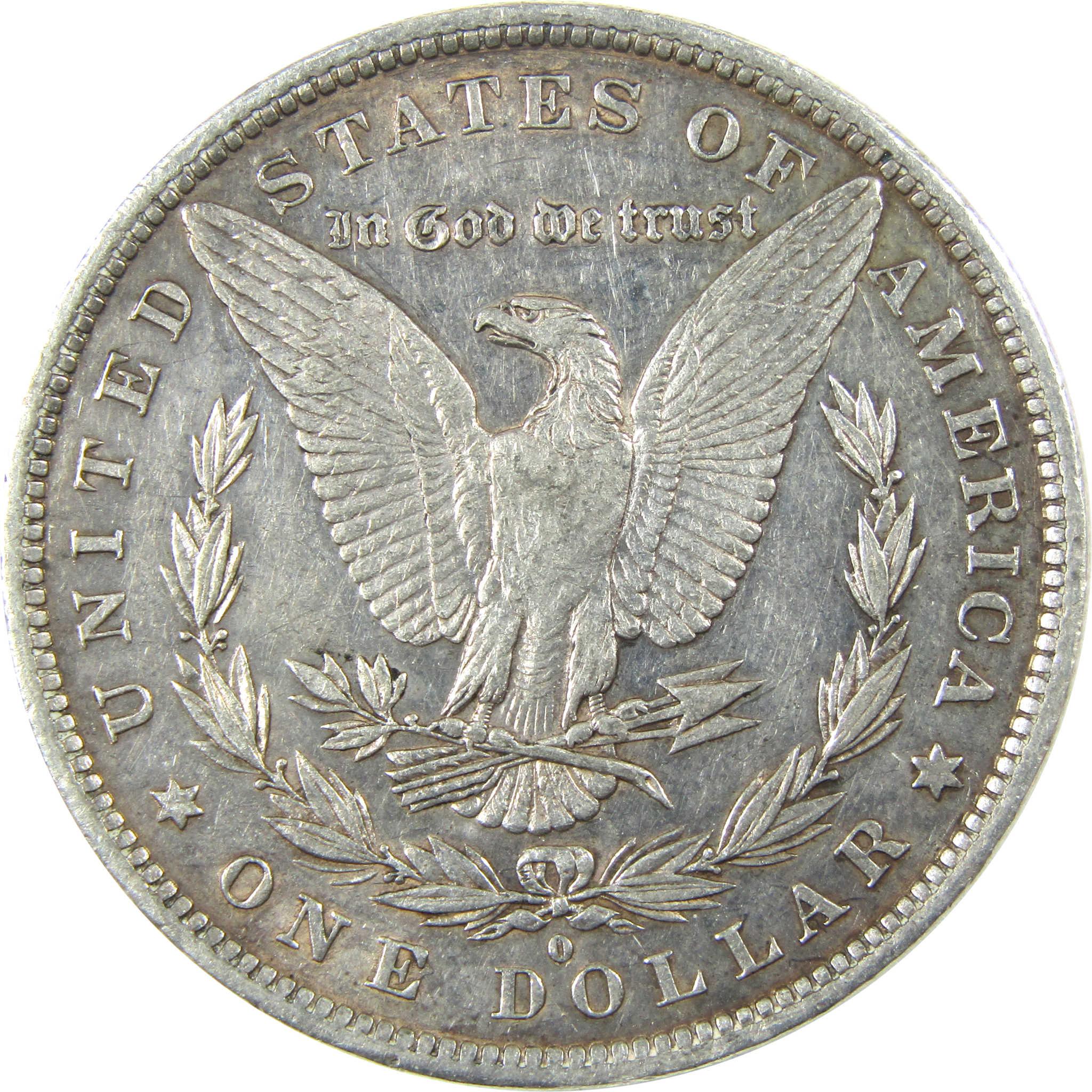 1882 O/O VAM-7 Repunched MM Top 100 Morgan Silver Dollar XF SKU:I25341 - Morgan coin - Morgan silver dollar - Morgan silver dollar for sale - Profile Coins &amp; Collectibles