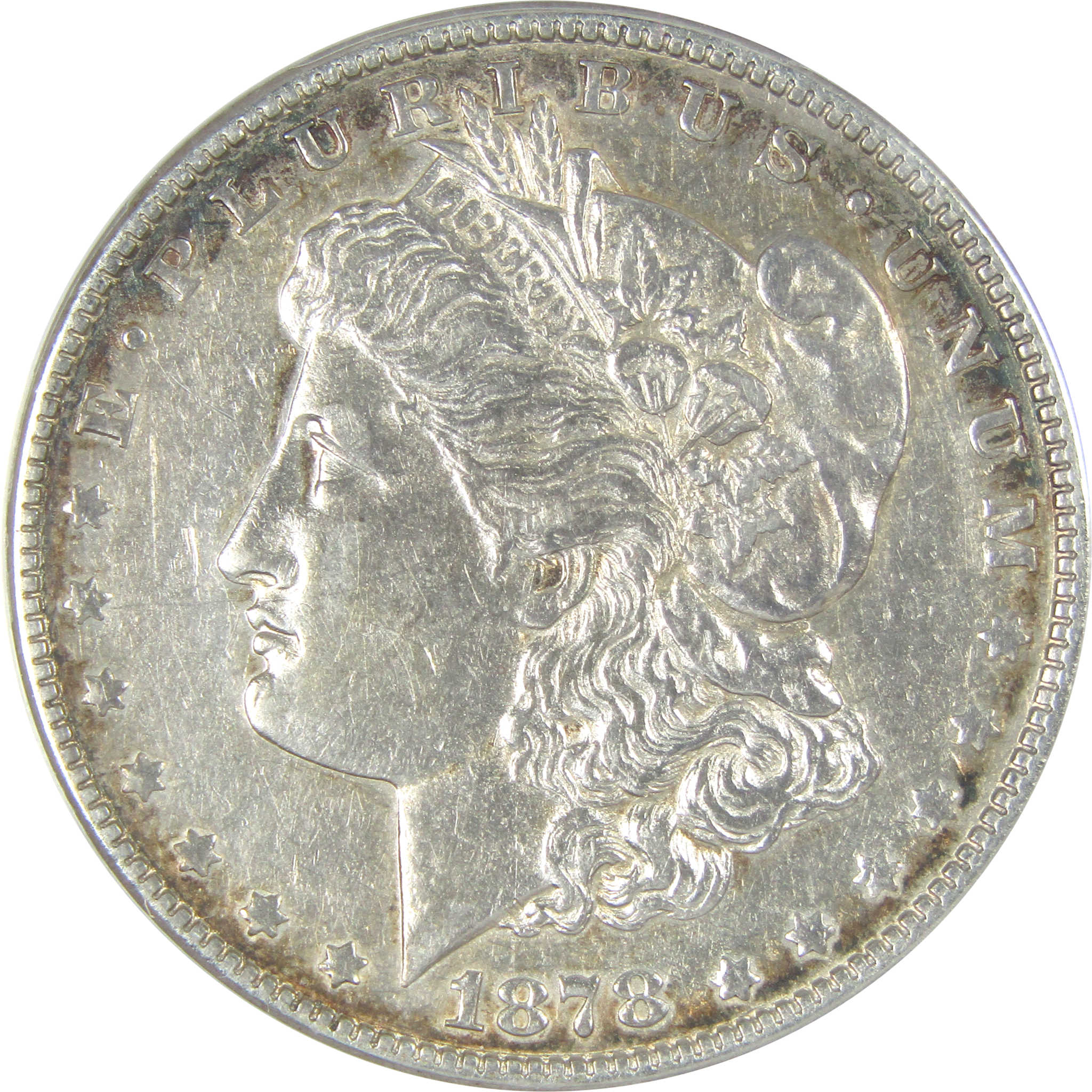 1878 7/8TF VAM-40 Morgan Dollar EF 45 Details ANACS Silver SKU:I16184 - Morgan coin - Morgan silver dollar - Morgan silver dollar for sale - Profile Coins &amp; Collectibles