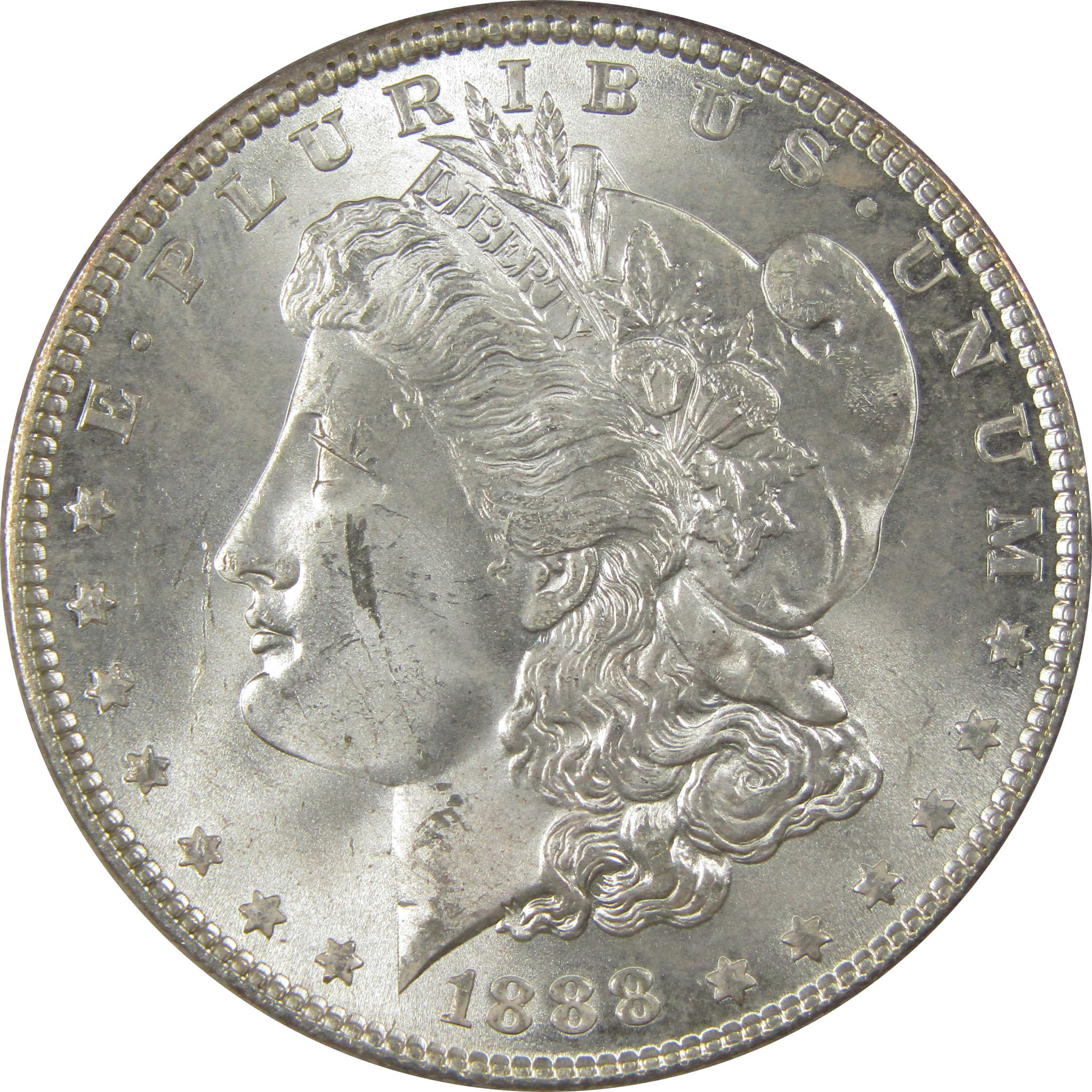 1888 Morgan Dollar Uncirculated Silver $1 Coin SKU:I22428 - Morgan coin - Morgan silver dollar - Morgan silver dollar for sale - Profile Coins &amp; Collectibles