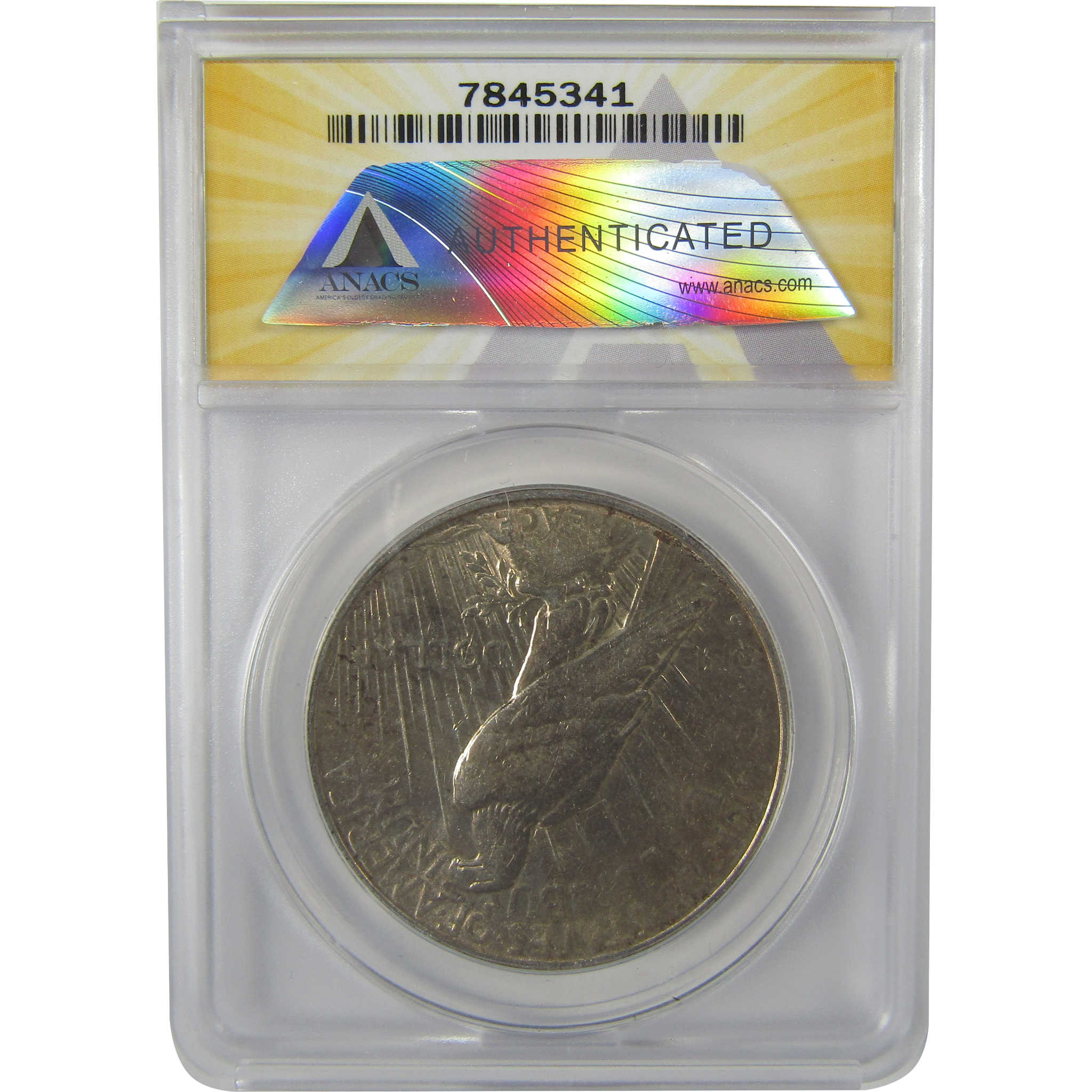 1934 D VAM-3 DDO Large D Peace Dollar AU 53 Details ANACS SKU:I21598