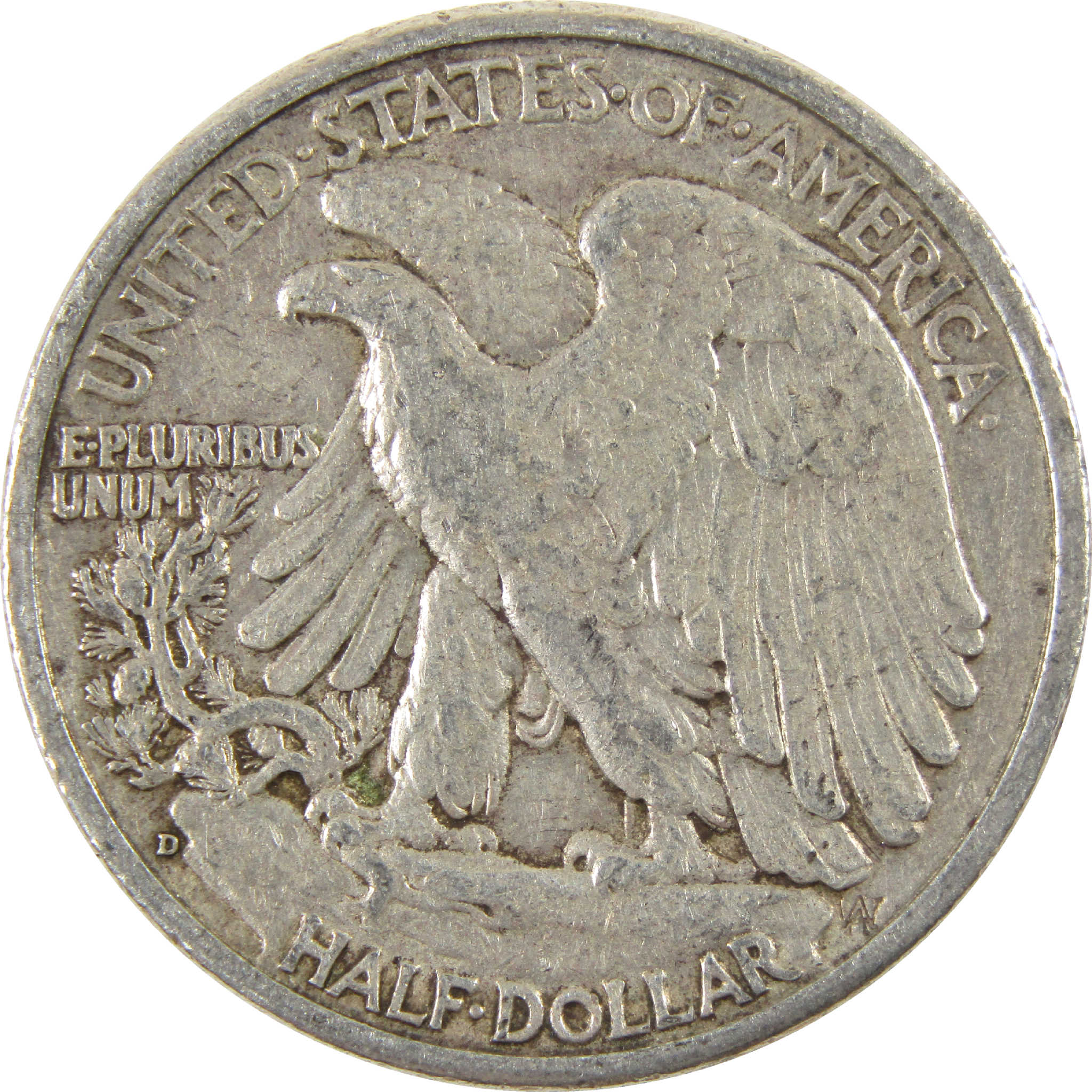 1943 D Liberty Walking Half Dollar XF EF Extremely Fine Silver 50c