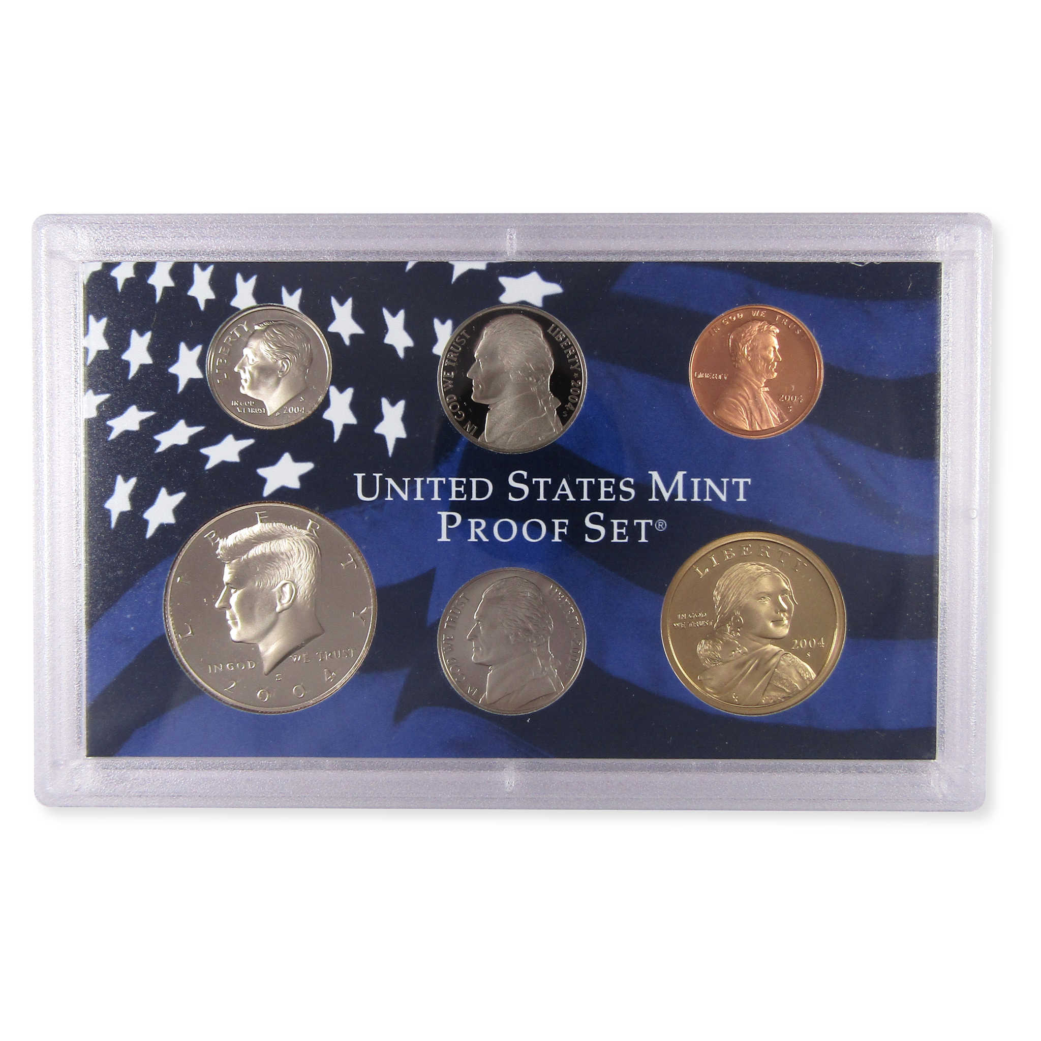 2004 Clad Proof Set U.S. Mint Original Government Packaging OGP COA