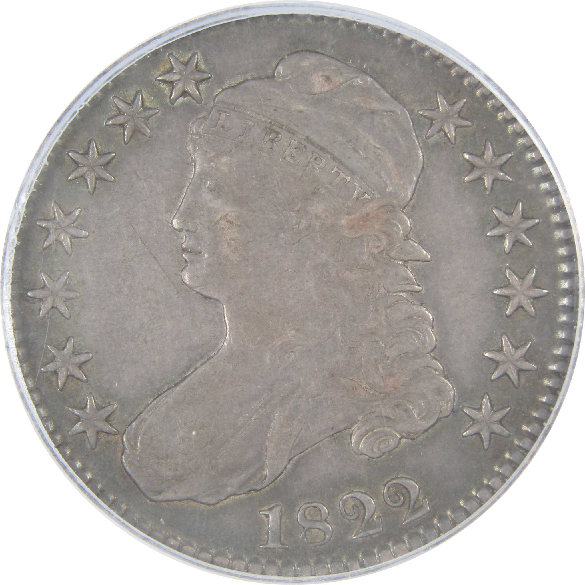 1822 Capped Bust Half Dollar XF 40 PCGS Silver 50c Coin SKU:I15385