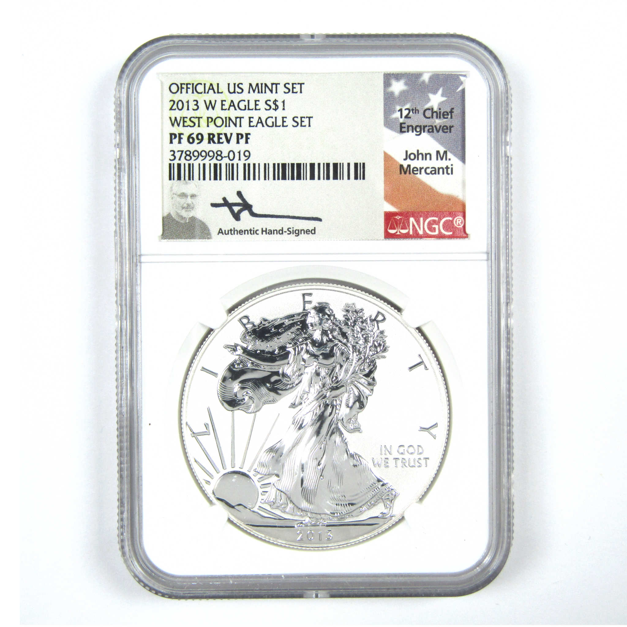 2013 American Eagle West Point Silver Set PF69 & SP69 NGC SKU:CPC7175