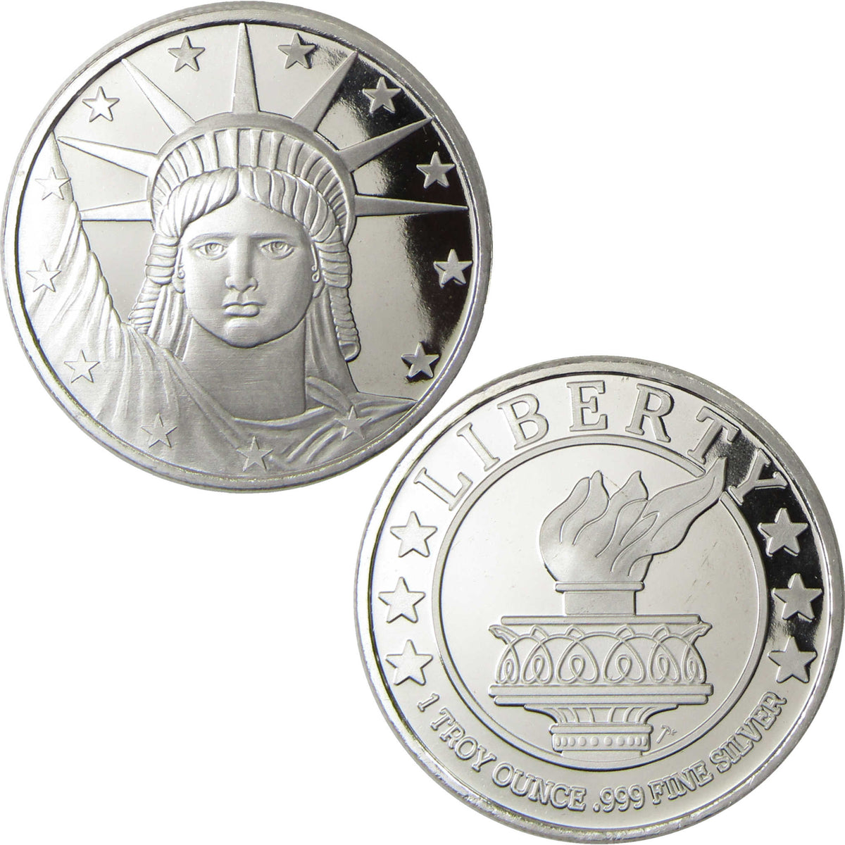 Lady Liberty 1 oz .999 Silver Round Collectible