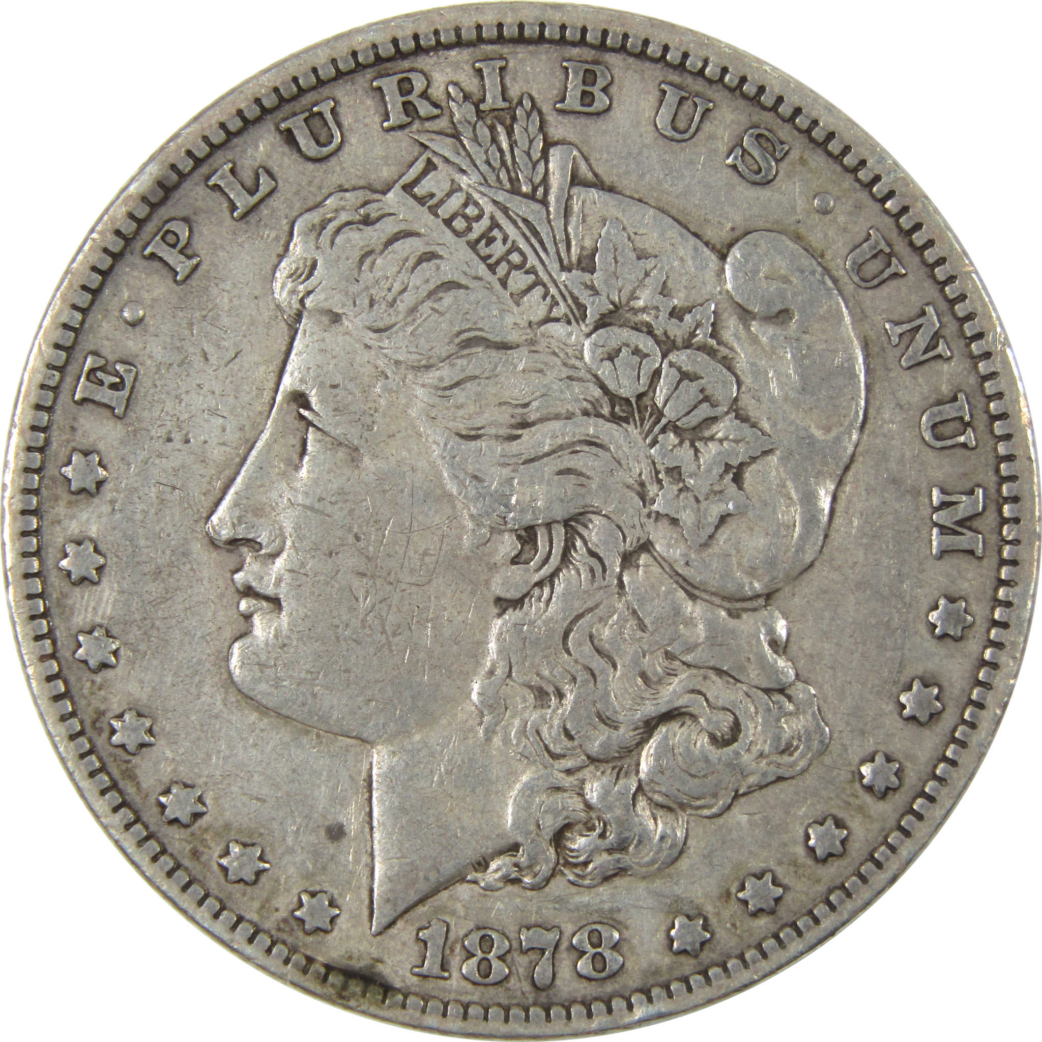 1878 7TF Rev 79 Morgan Dollar VF Very Fine Silver $1 Coin SKU:I14726 - Morgan coin - Morgan silver dollar - Morgan silver dollar for sale - Profile Coins &amp; Collectibles