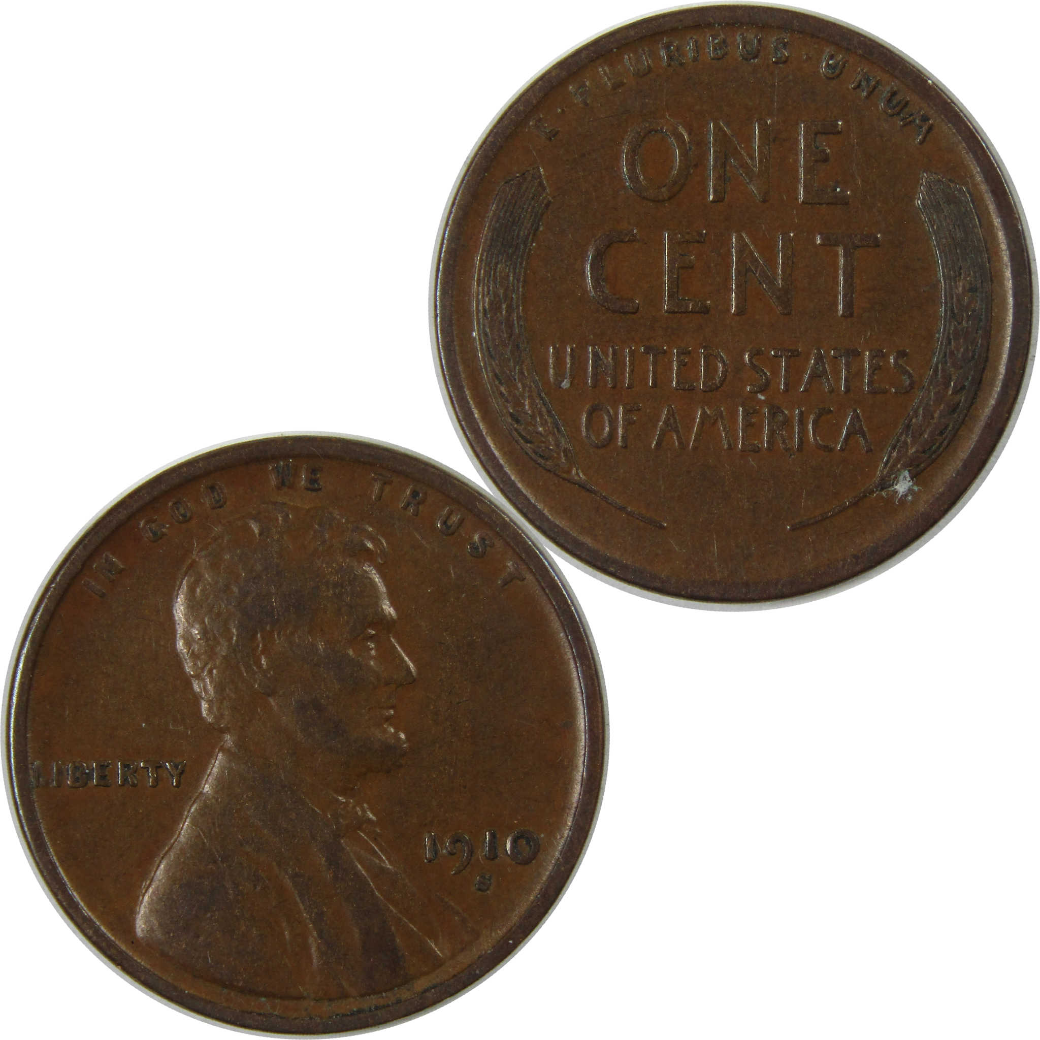 1910 S Lincoln Wheat Cent XF EF Extremely Fine Penny SKU:I23471
