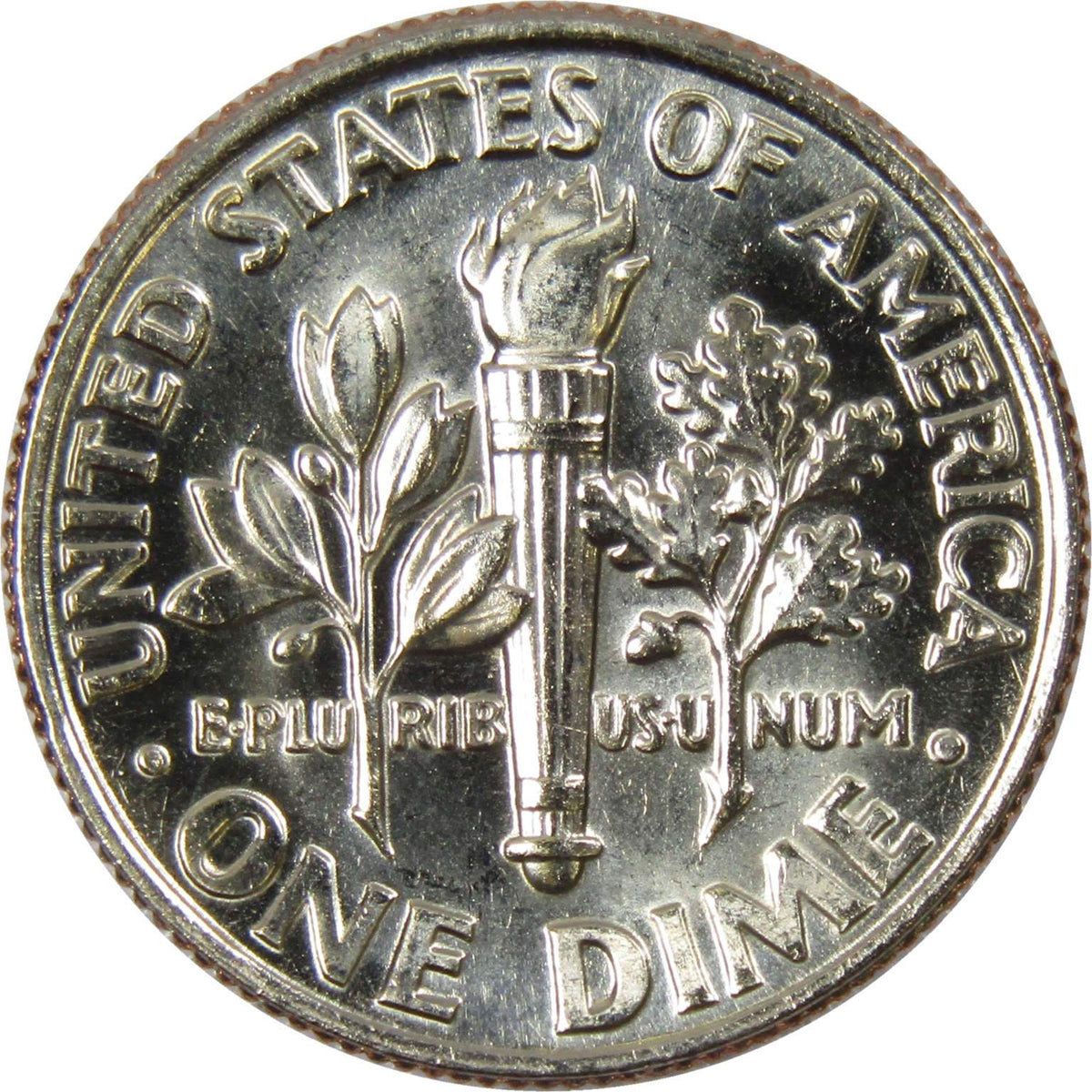 1990 P Roosevelt Dime Clad Uncirculated Mint State 10c Coin