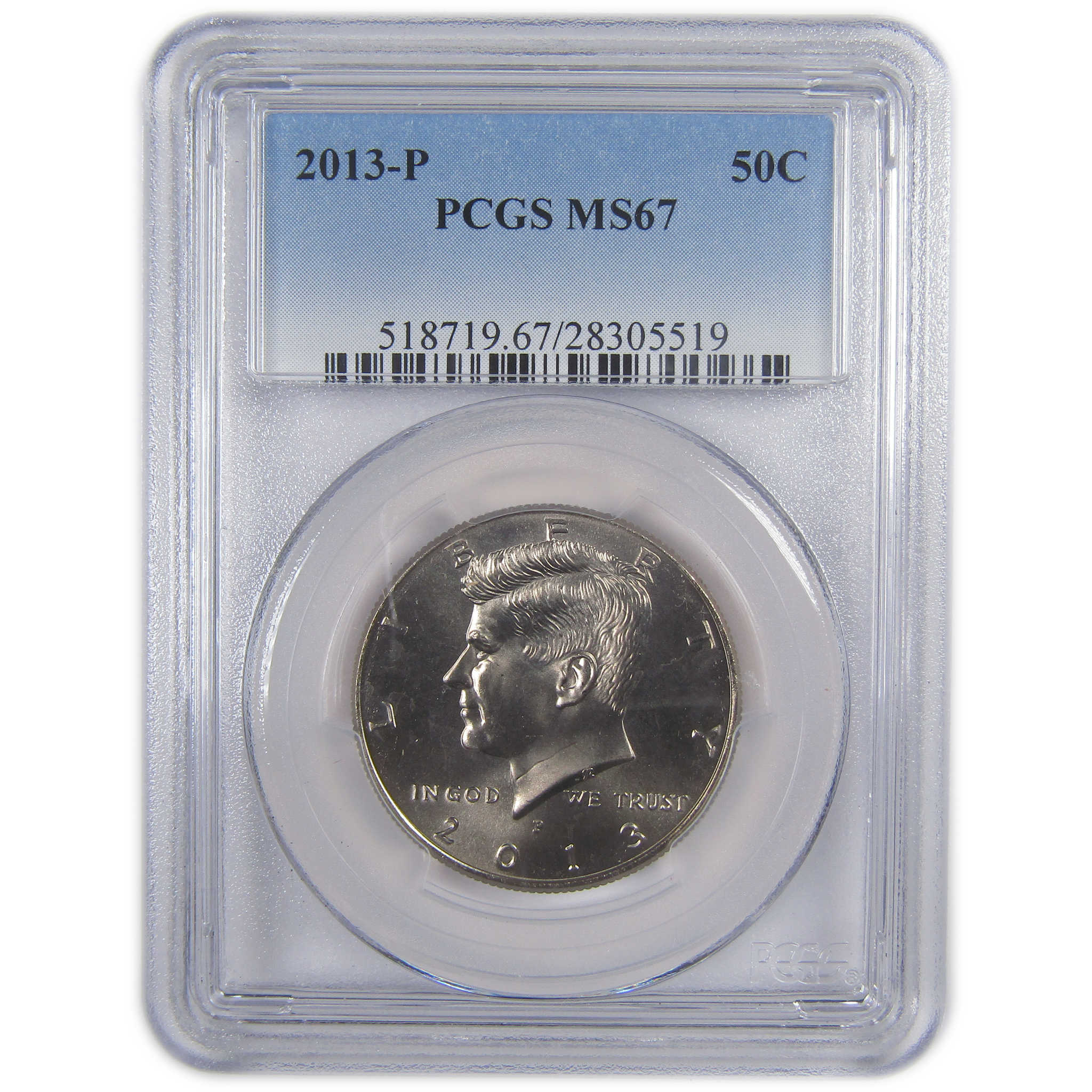 2013 P Kennedy Half Dollar MS 67 PCGS Clad Uncirculated SKU:CPC9742