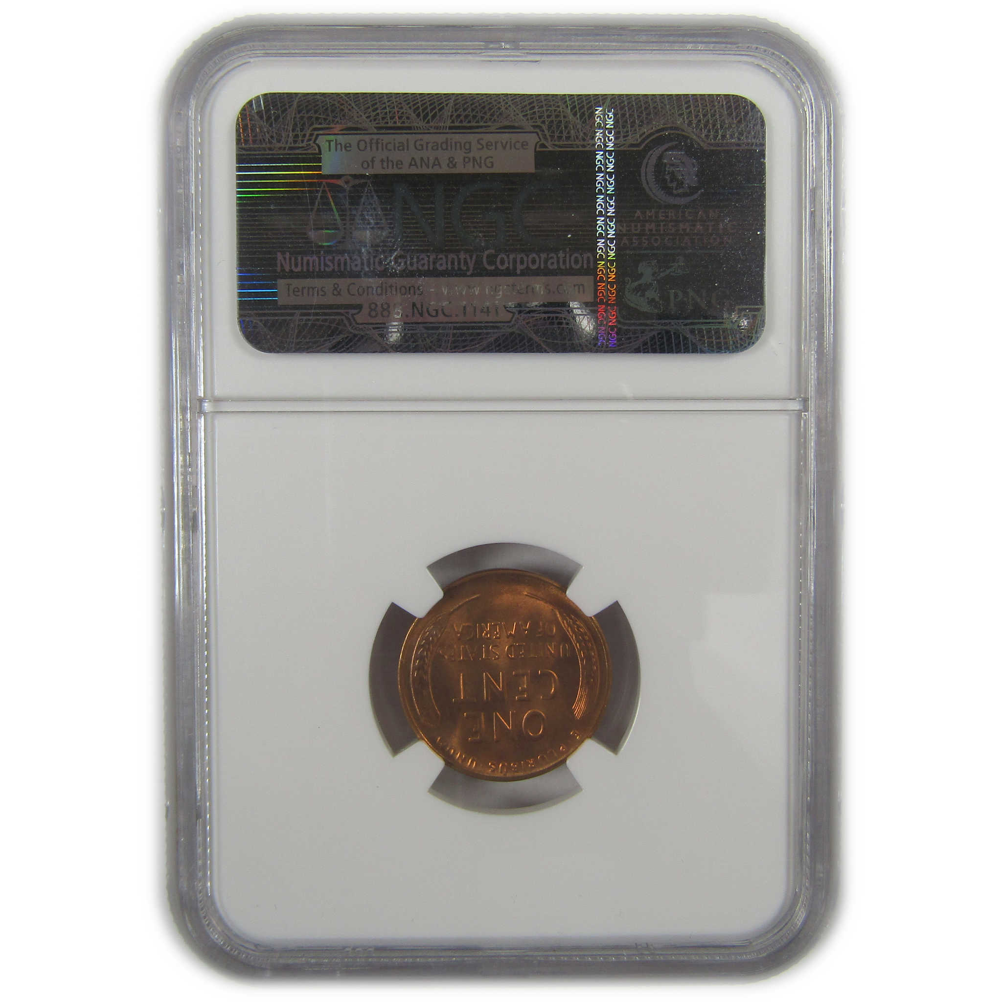 1944 S Lincoln Wheat Cent MS 67 RD NGC Penny Uncirculated SKU:CPC0633