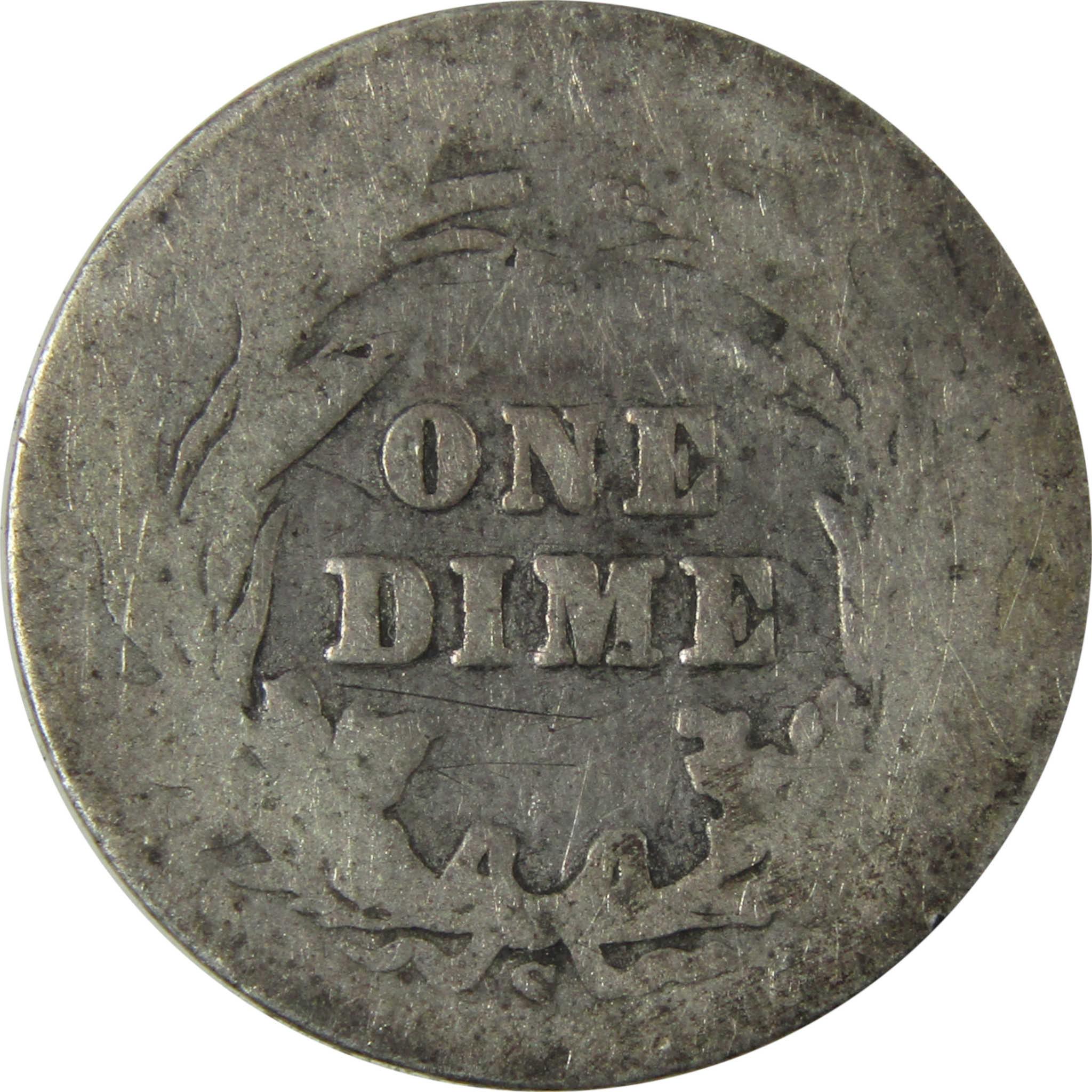 1902 S Barber Silver Dime AG About Good Details 10c Coin SKU:CP1006