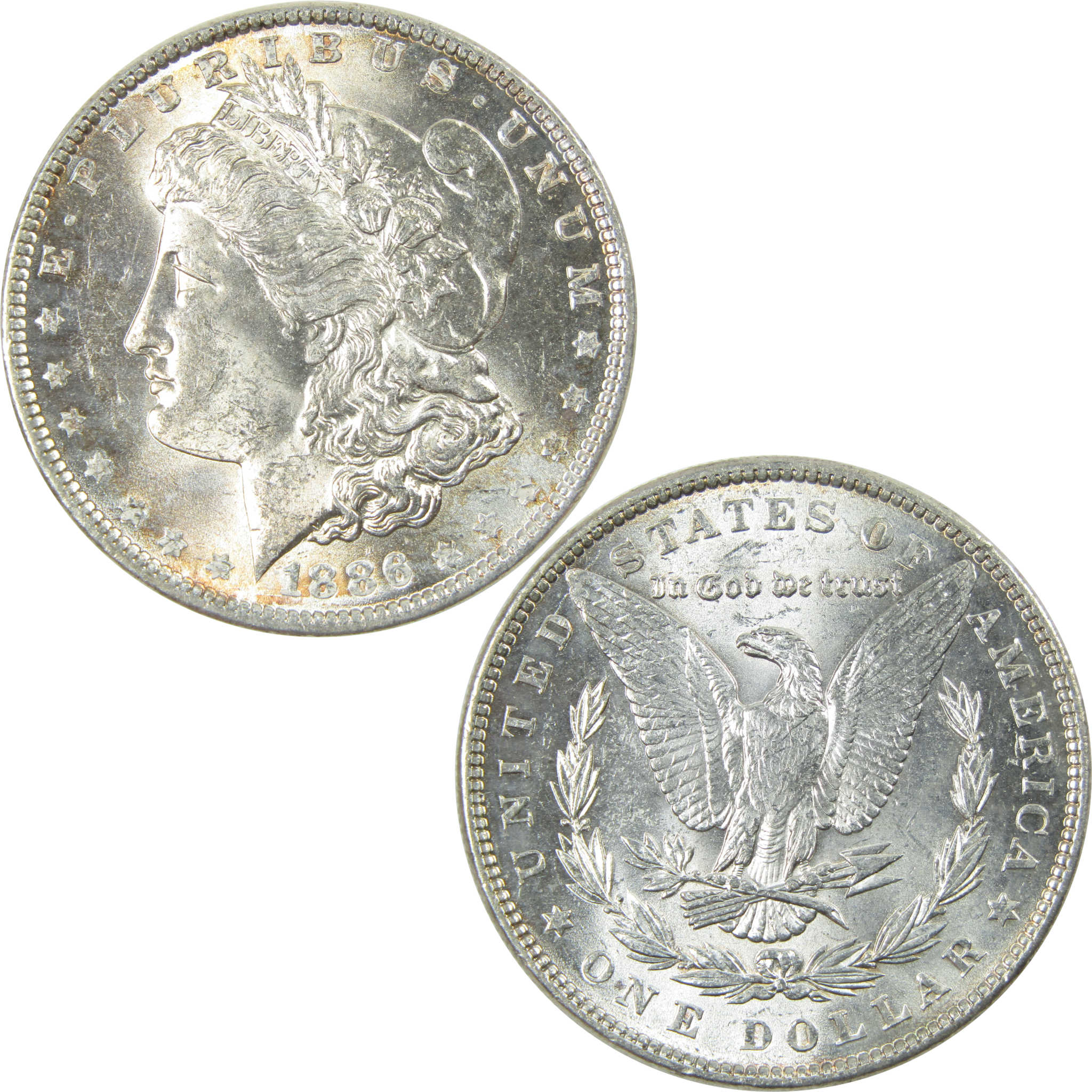 1886 Morgan Dollar Uncirculated Silver $1 Coin SKU:I13933 - Morgan coin - Morgan silver dollar - Morgan silver dollar for sale - Profile Coins &amp; Collectibles