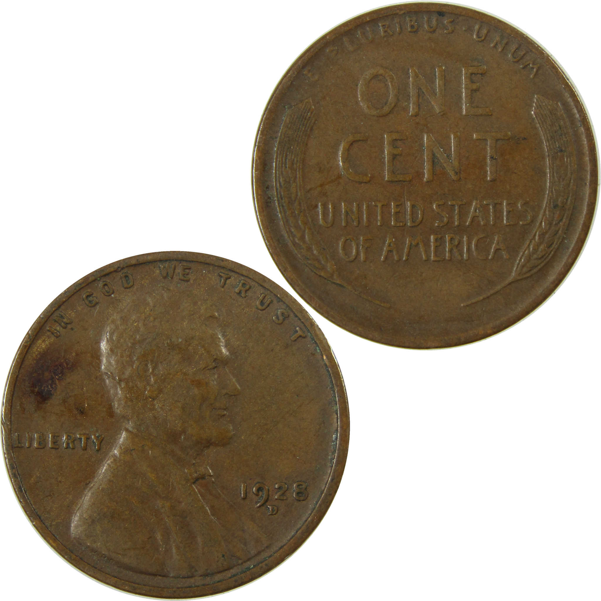 1928 D Lincoln Wheat Cent VF Very Fine Penny 1c Coin SKU:I27579