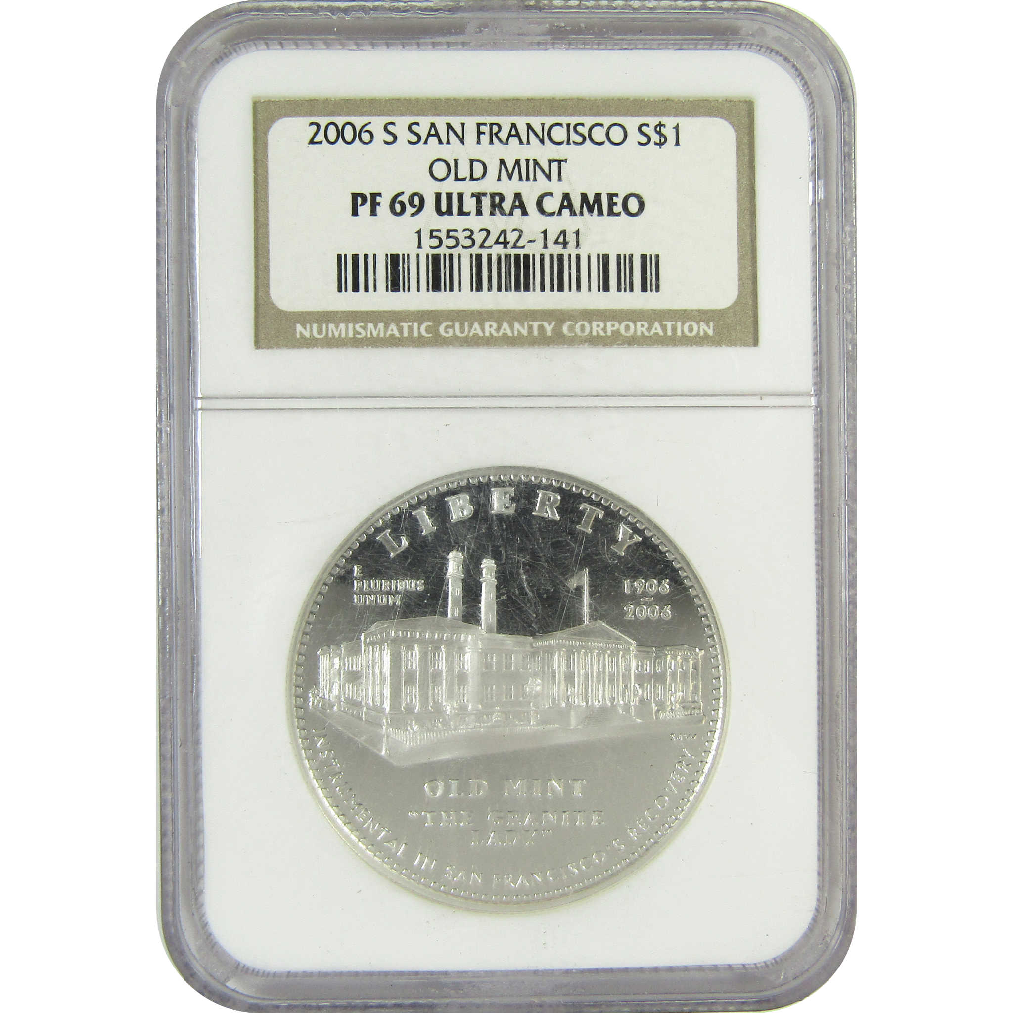 2006 S San Francisco Old Mint Silver Dollar PF 69 UCAM NGC SKU:CP306