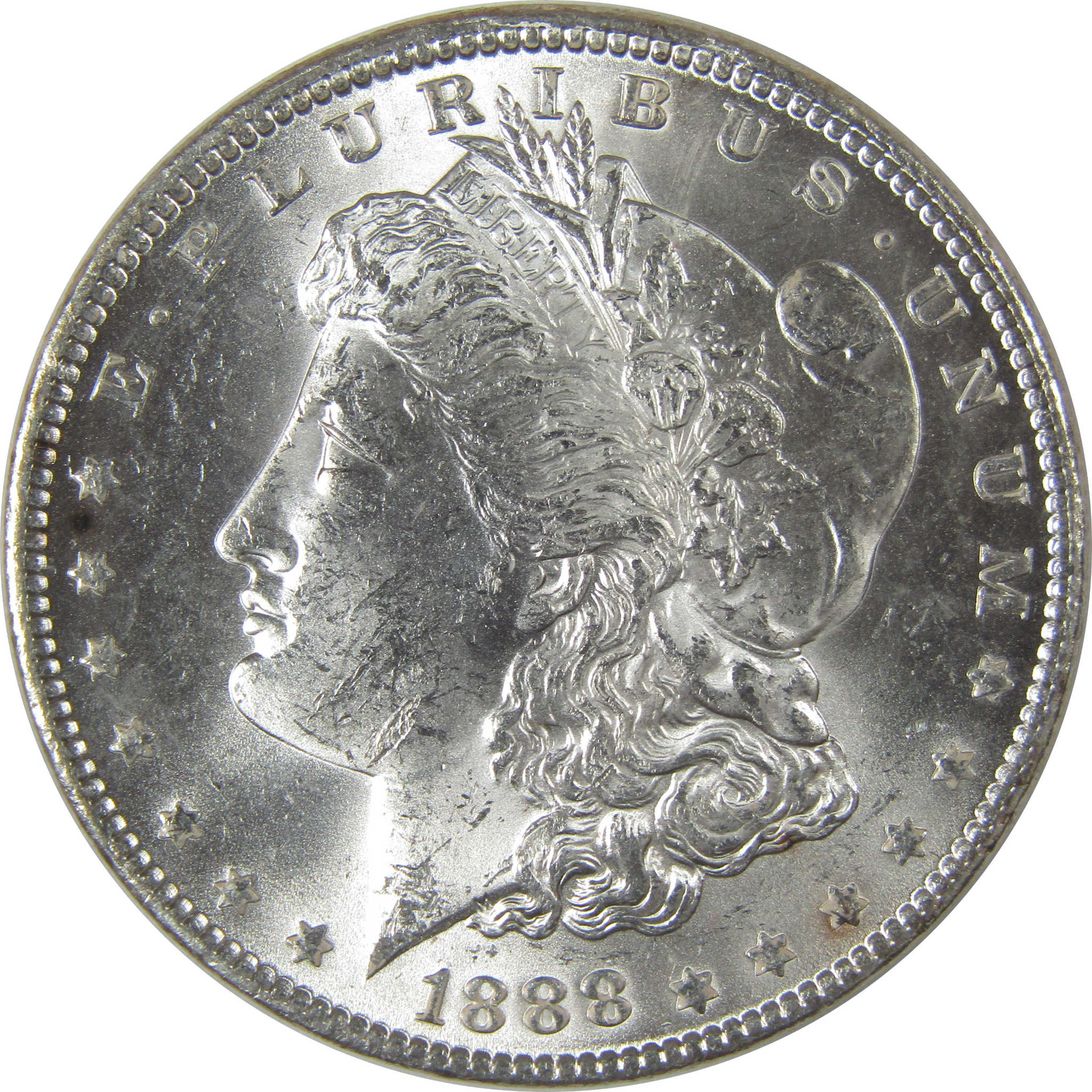 1888 Morgan Dollar Uncirculated Silver $1 Coin SKU:I22712 - Morgan coin - Morgan silver dollar - Morgan silver dollar for sale - Profile Coins &amp; Collectibles