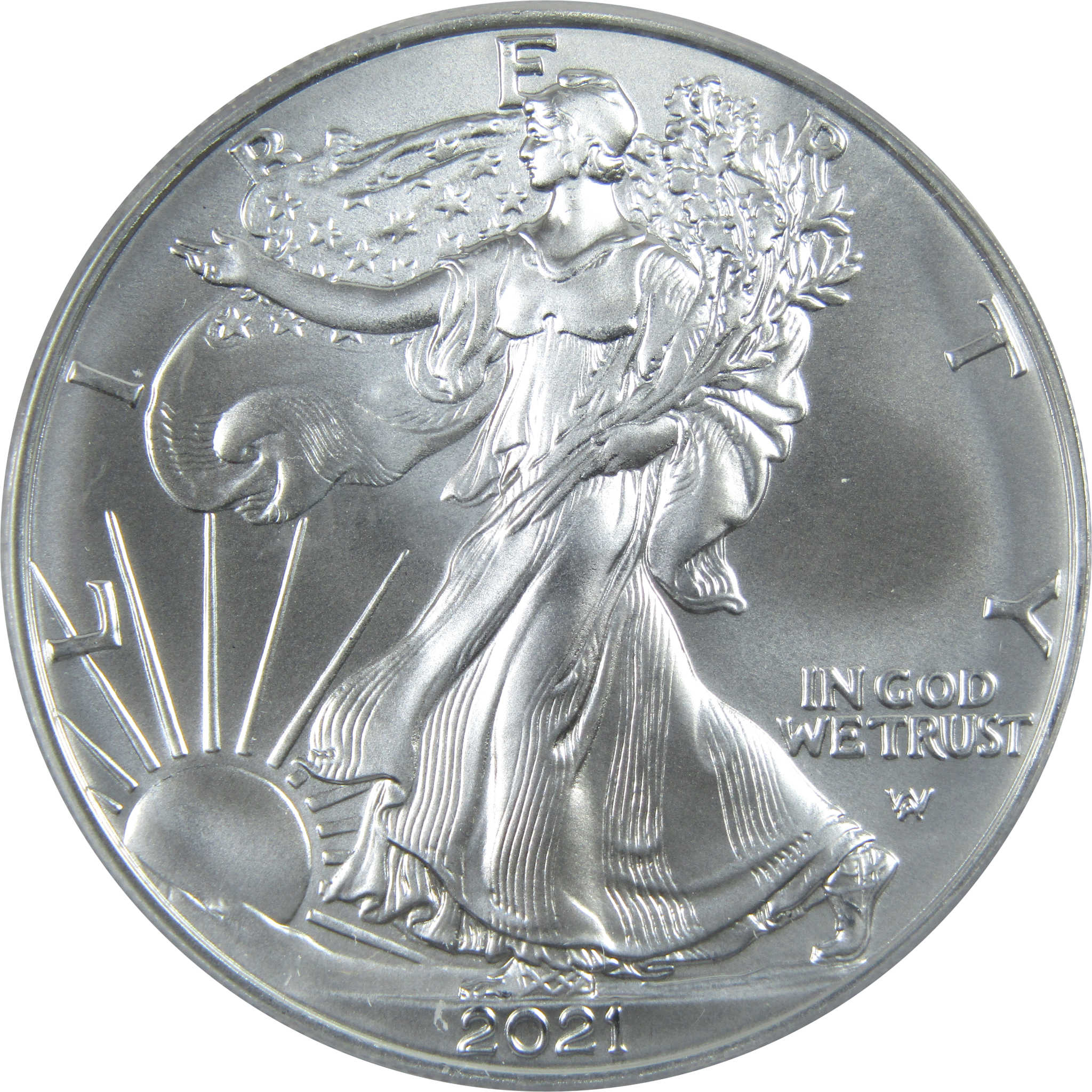 2021 (S) Type 2 American Silver Eagle MS 70 ANACS $1 SKU:CPC7839