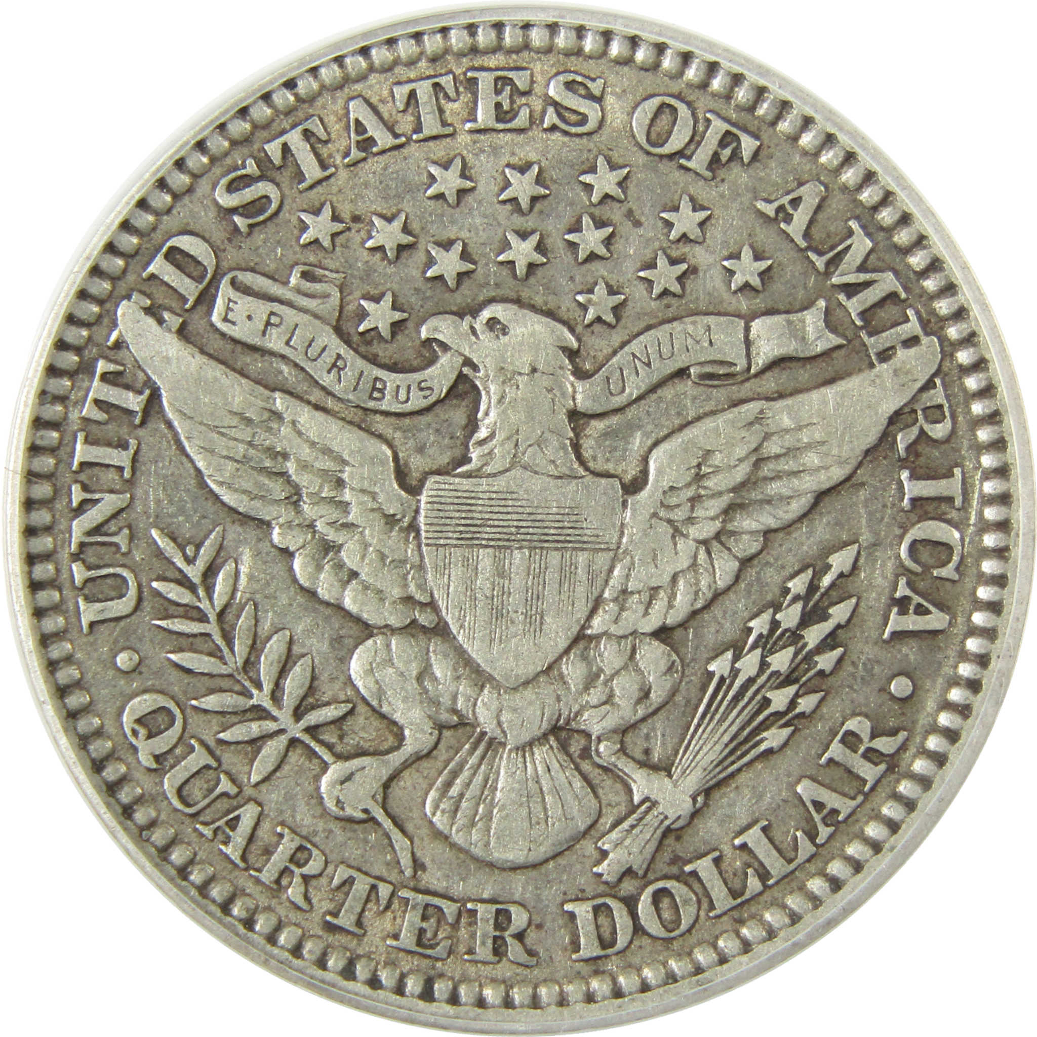 1912 Barber Silver Quarter VF 25 ANACS 25c Coin SKU:I28593