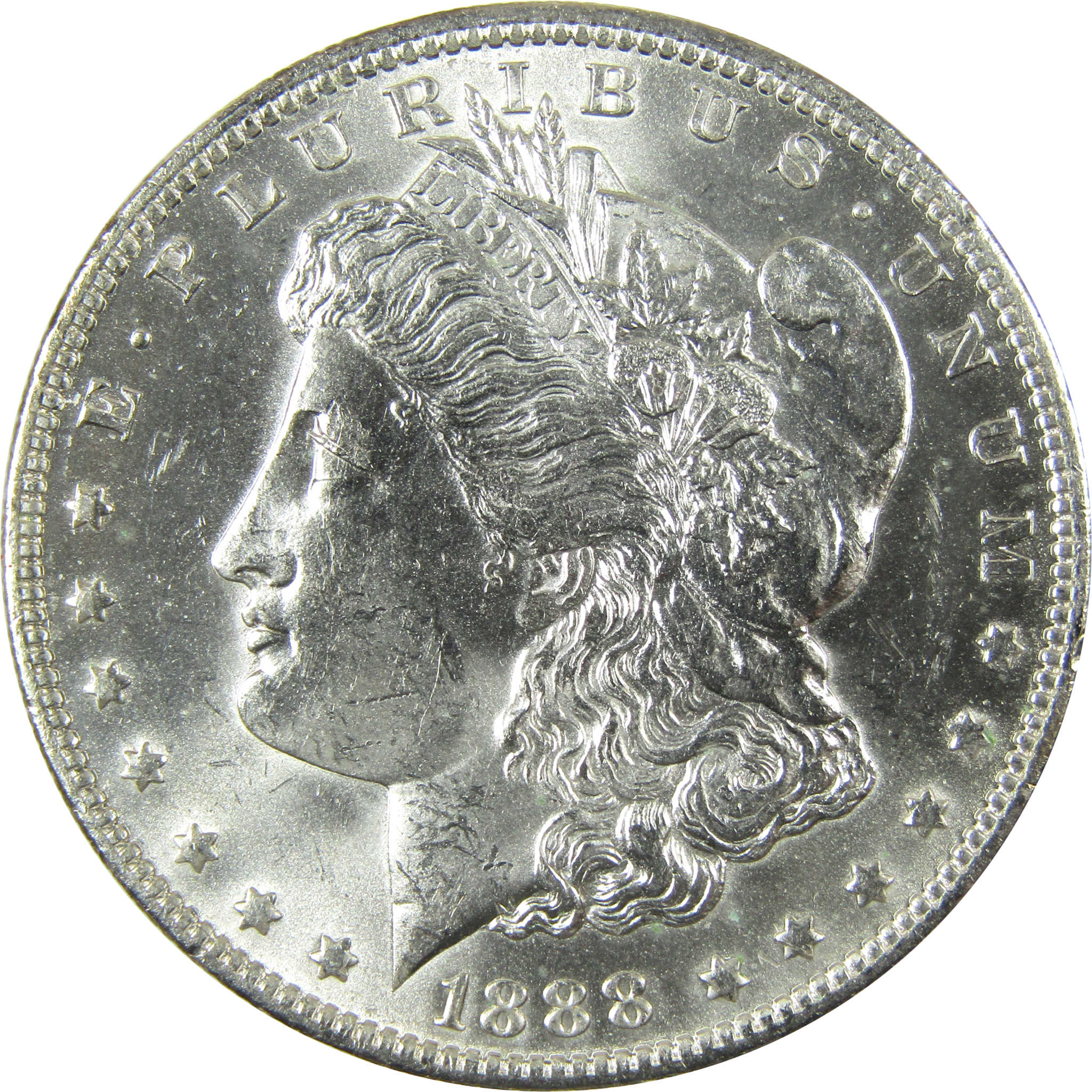 1888 O Morgan Silver Dollar Uncirculated Mint State $1 Coin SKU:I27081