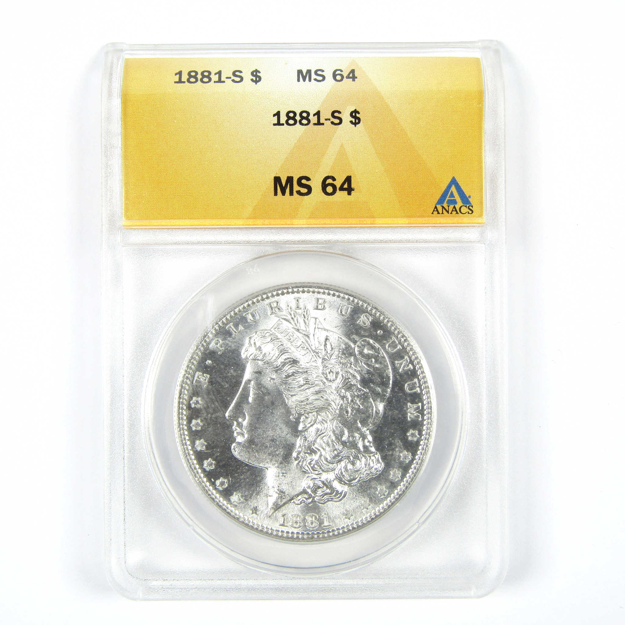 1881 S Morgan Dollar MS 64 ANACS Silver $1 Uncirculated SKU:I15043 - Morgan coin - Morgan silver dollar - Morgan silver dollar for sale - Profile Coins &amp; Collectibles