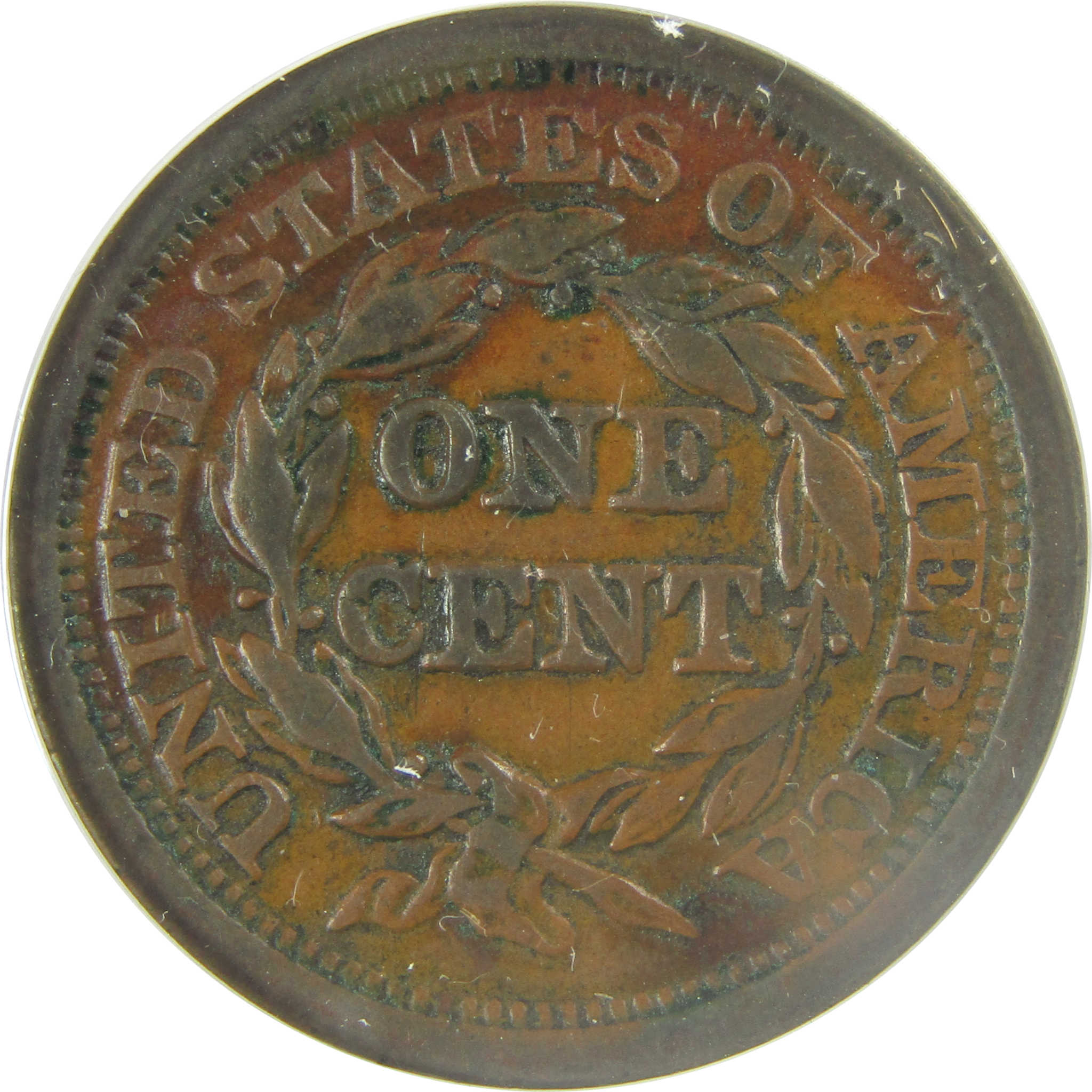1852 Braided Hair Large Cent VF 35 ANACS Copper Penny SKU:I21975