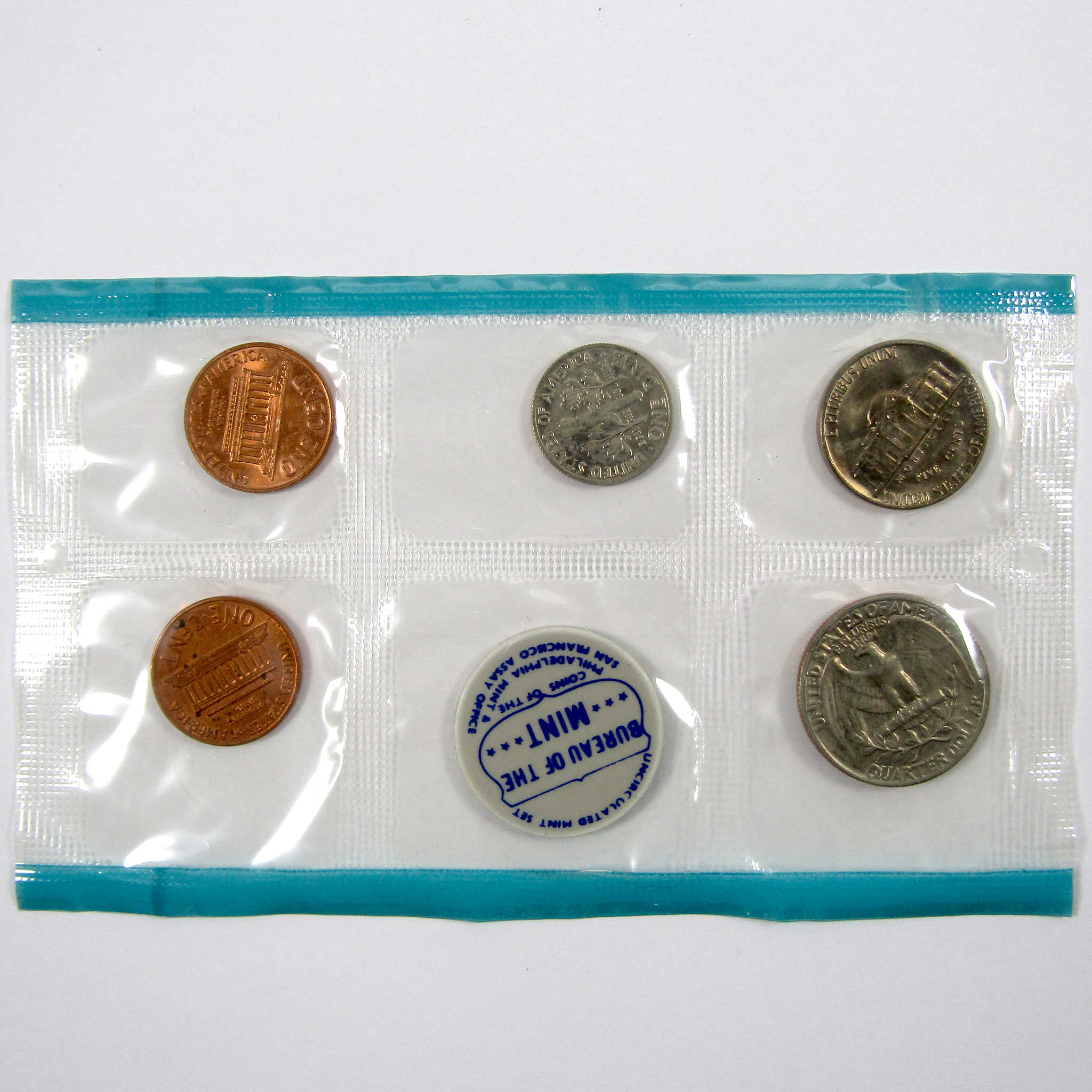 1970 U.S. Mint Set Uncirculated OGP 2x "S" No "P" Cent Error SKU:I7191