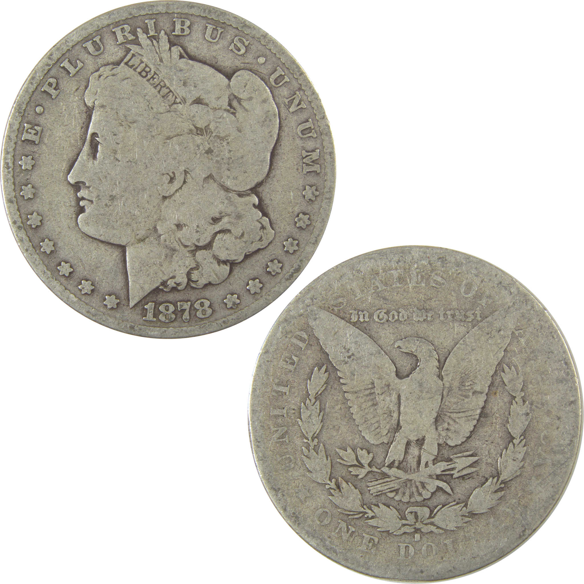 1878 S Morgan Dollar AG About Good Silver $1 Coin SKU:I19761 - Morgan coin - Morgan silver dollar - Morgan silver dollar for sale - Profile Coins &amp; Collectibles